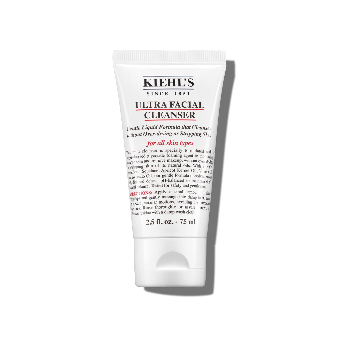 HotKiehl's Ultra Facial Cleanser, Lightweight Foamy Facial Cleanser, Enriched Formula that Replenishes Skin Barrier, Gently Exfoliates and Moisturizes, Suitable for All Skin Types, Paraben Free