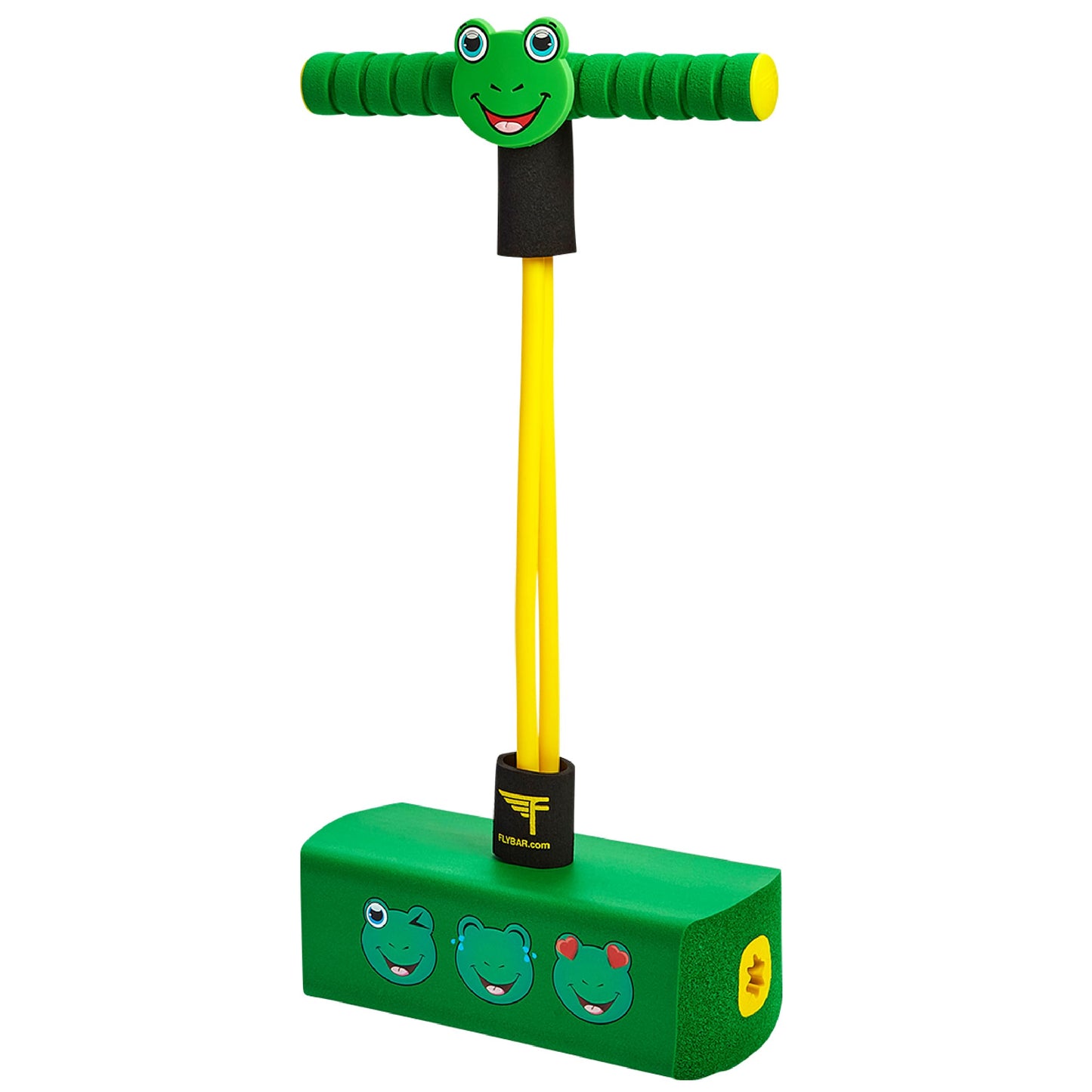 HotFlybar My First Foam Pogo Jumper for Kids Fun and Safe Pogo Stick, Durable Foam and Bungee Jumper for Ages 3 and up Toddler Toys, Supports up to 250lbs (Blue)