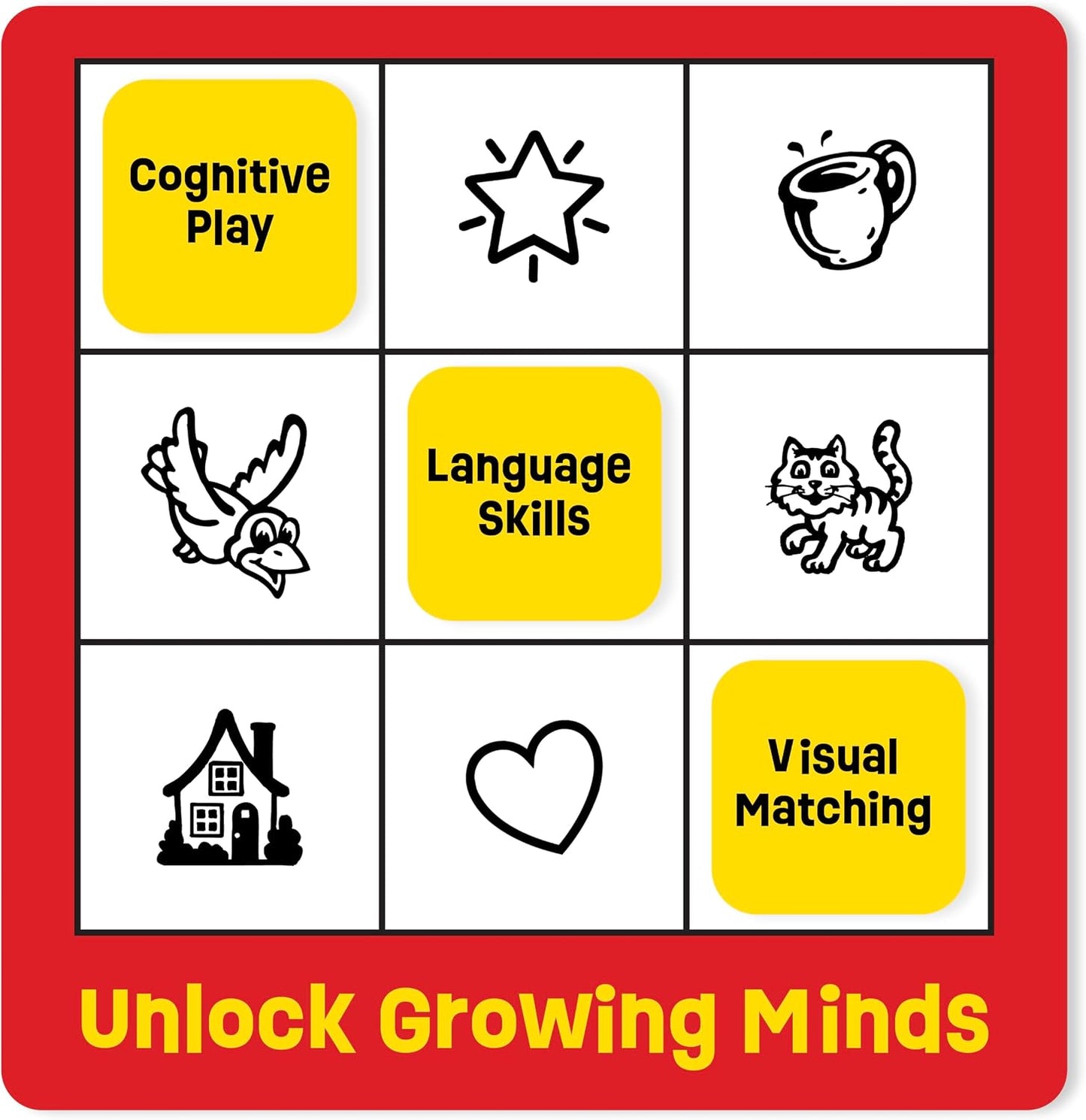 HotThinkFun Zingo Bingo Award Winning Preschool Game for Pre-Readers and Early Readers Age 4 and Up - One of the Most Popular Board Games for Boys and Girls and their Parents (97700)
