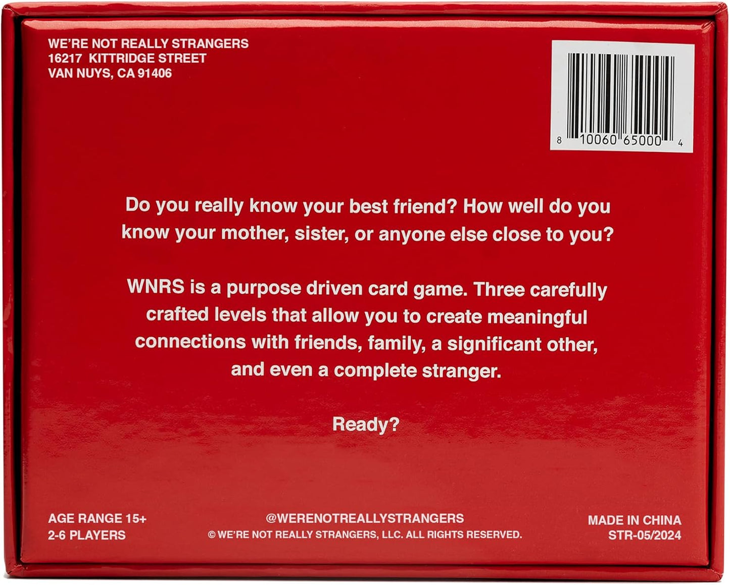 HotWE'RE NOT REALLY STRANGERS Card Game - 150 Conversation Cards for Adults, Teens, Couples, & Strangers - Icebreaker Questions for Game Night or Date Night, Ages 15+, 2-6 Players