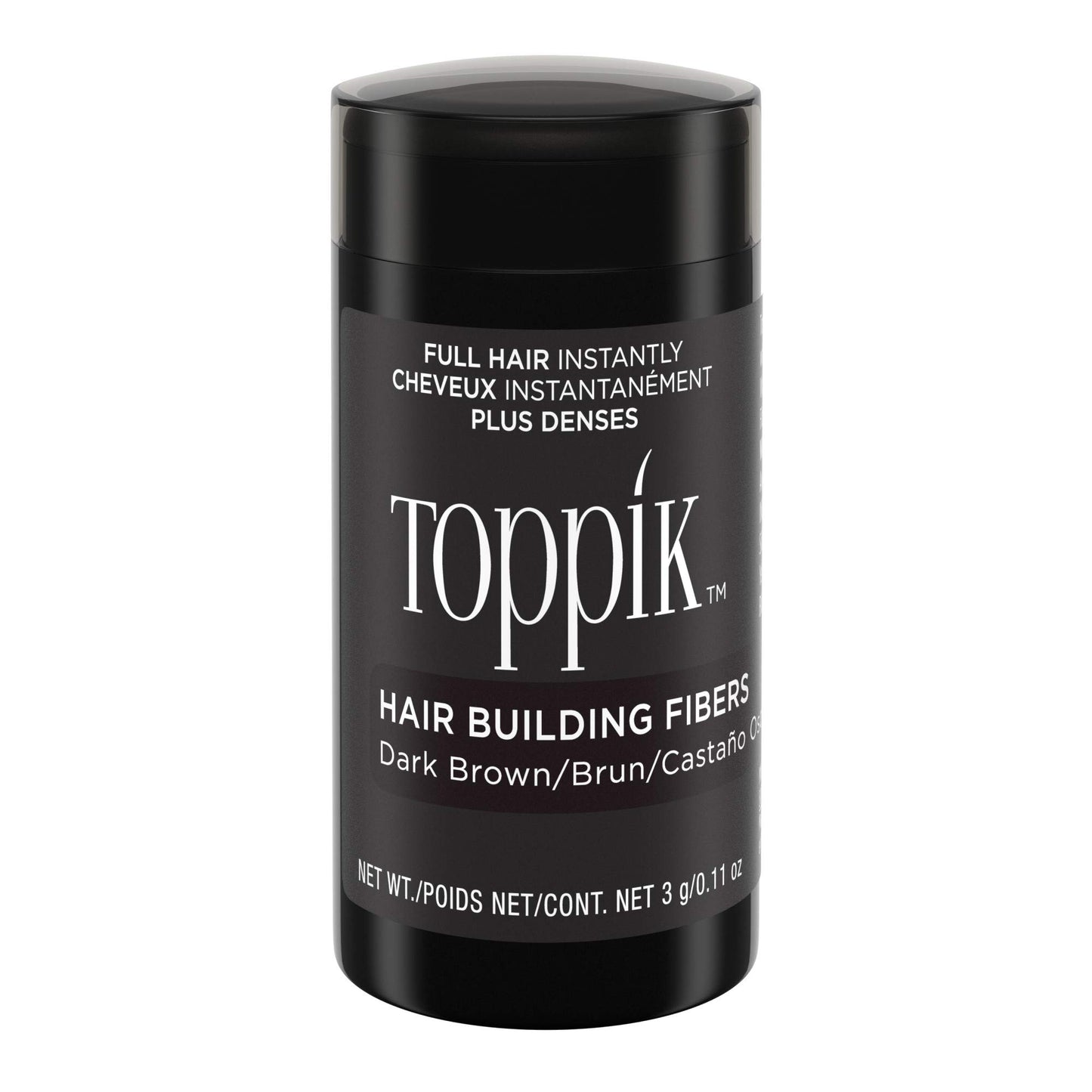 HotToppik Hair Building Fibers, Fill In Fine or Thinning Hair Instantly Thicker, Fuller Looking Hair 9 Shades,4 size options