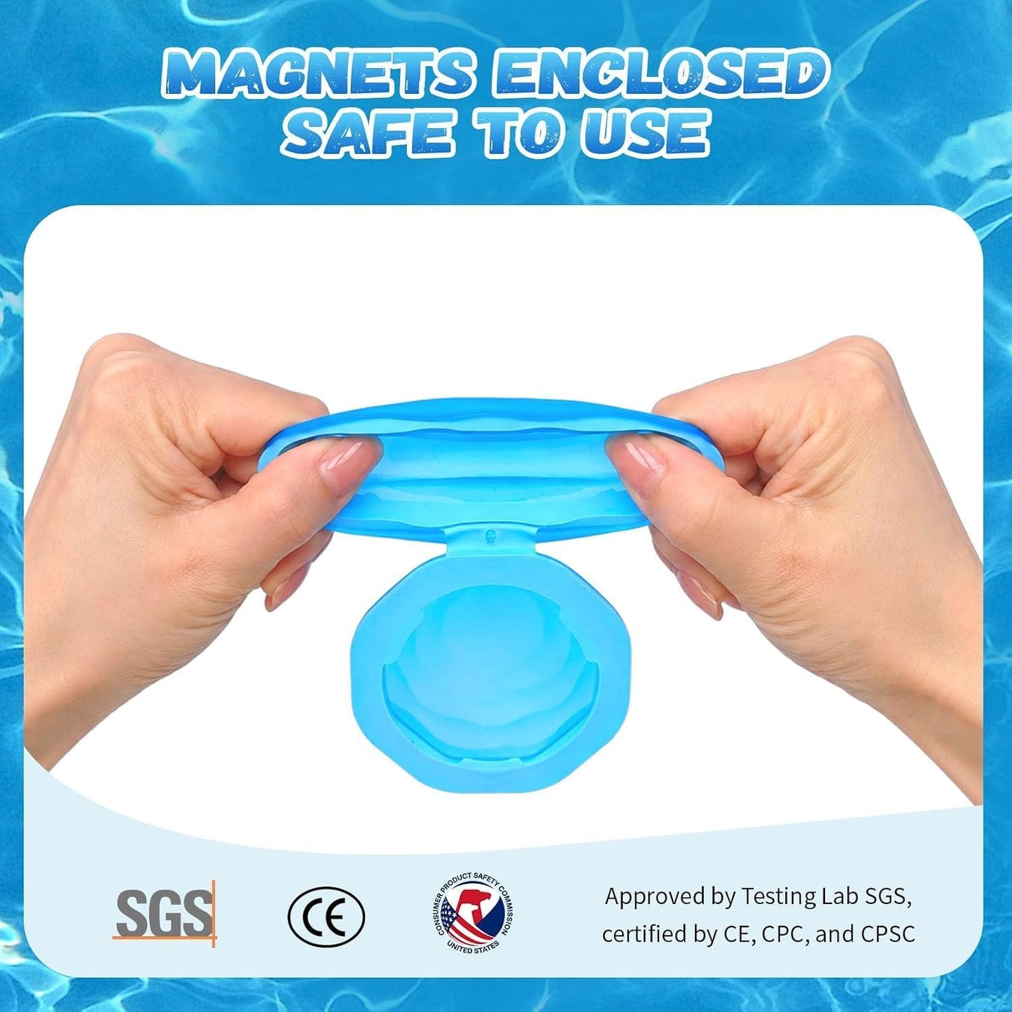 Hot【12 Pack】Magnetic Reusable Water Balloons Fast Refillable for Kids Outdoor Activities, latex-free Kids Pool Beach Bath Toys, Self-Sealing Water Bomb Quick Fill for Summer Games