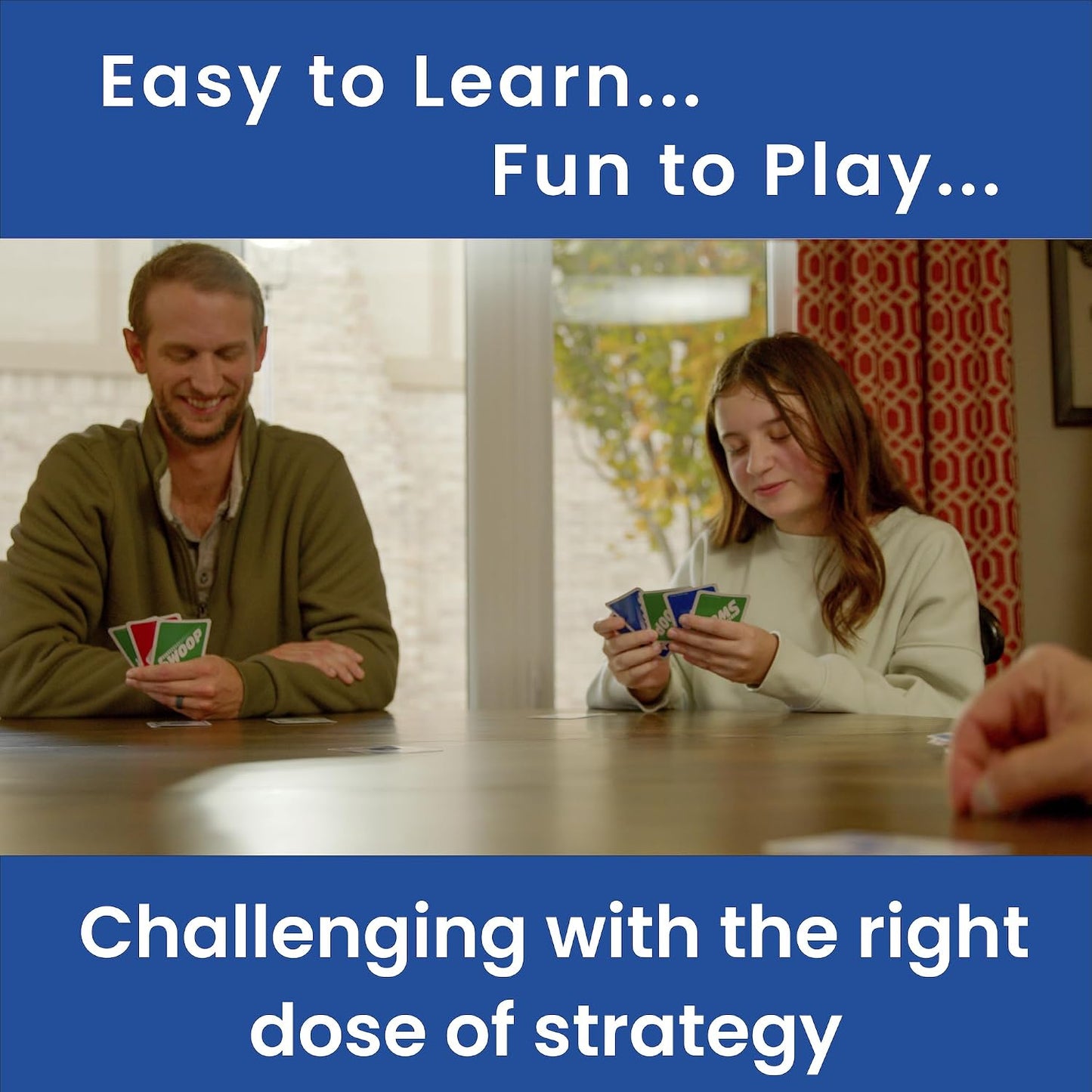 Hot SWOOP Card Game | Family Strategy Party Game | Ages 7+ | 3–8 Players | Fast-paced strategy card game for 3–8 players. Easy to learn, quick to play, and perfect for family game nights.