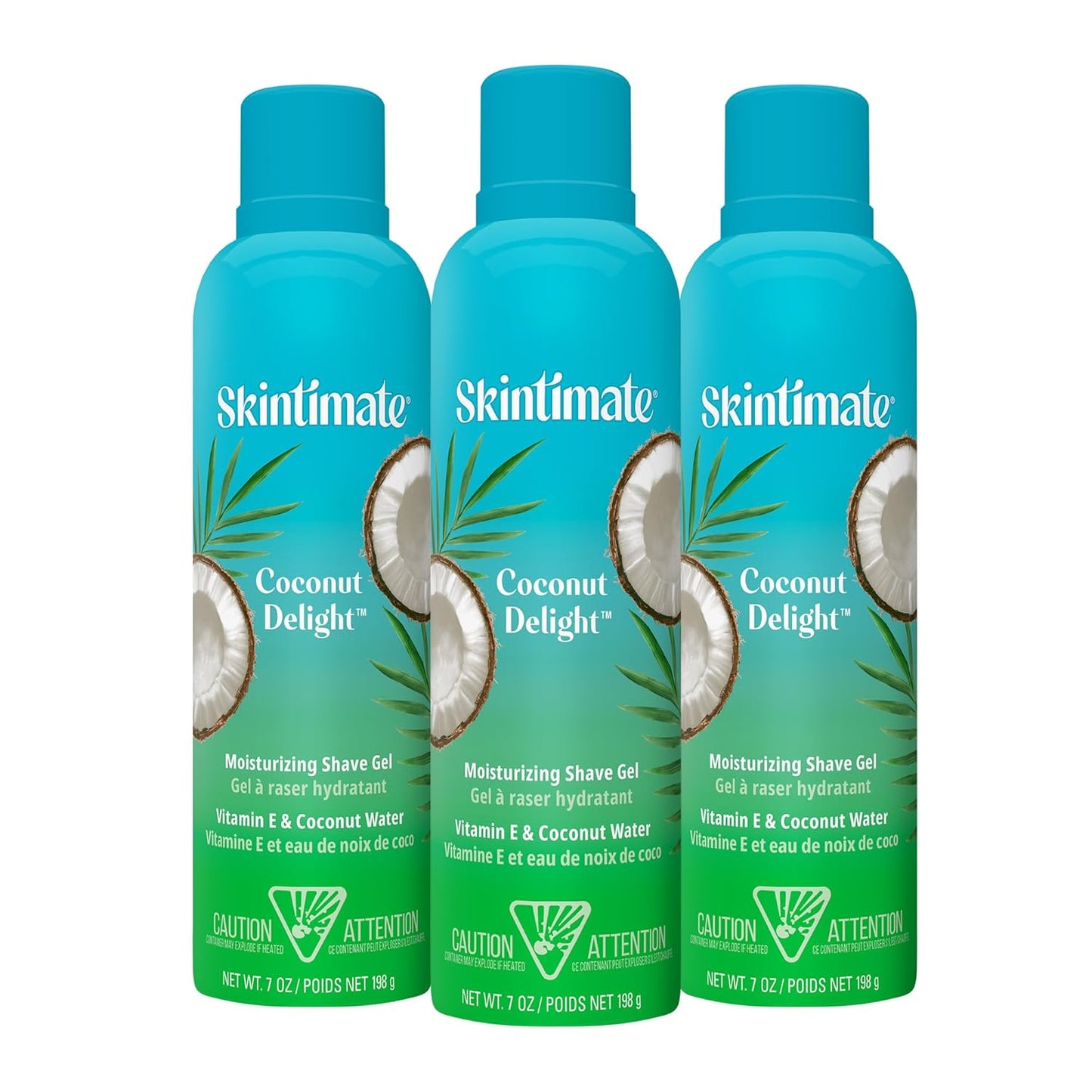 HotSkintimate Shaving Cream for Women, Womens Shaving Cream, Shaving Foam, Womens Shave Gel, Pack of 3, 7oz each