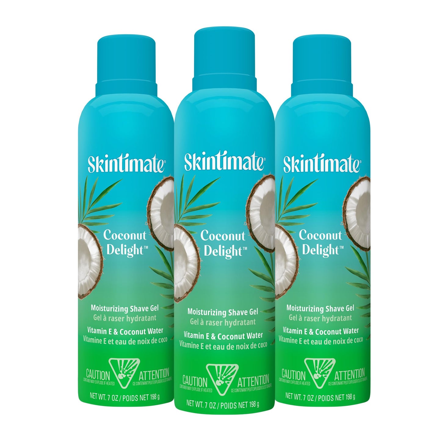HotSkintimate Shaving Cream for Women, Womens Shaving Cream, Shaving Foam, Womens Shave Gel, Pack of 3, 7oz each
