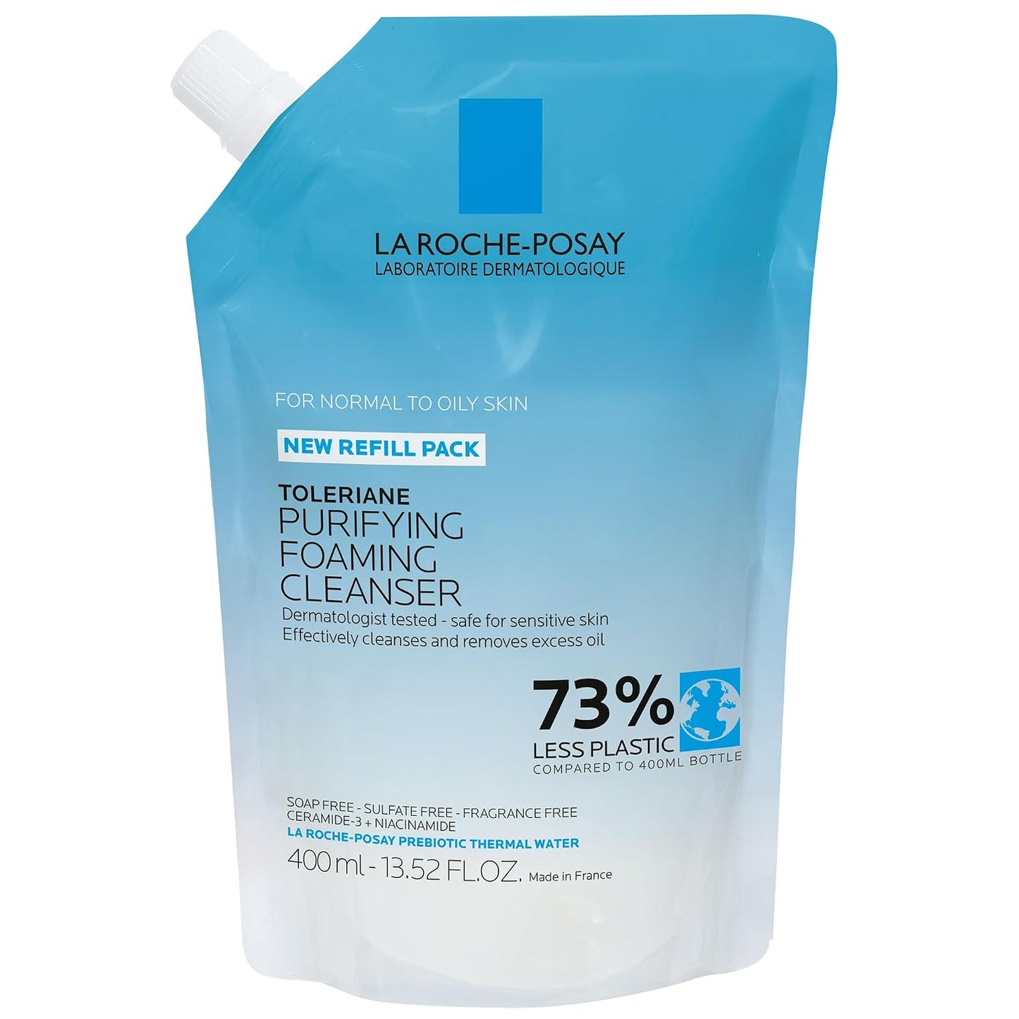 HotLa Roche-Posay Toleriane Purifying Foaming Facial Cleanser, Oil Free Face Wash for Women & Men with Niacinamide + Ceramides, Pore Cleanser Safe For Sensitive Skin, Won’t Dry Out Skin, Soap Free