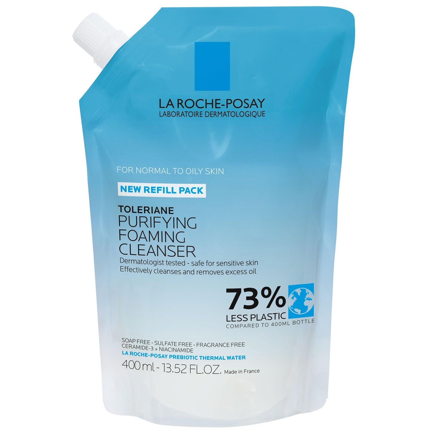 HotLa Roche-Posay Toleriane Purifying Foaming Facial Cleanser, Oil Free Face Wash for Women & Men with Niacinamide + Ceramides, Pore Cleanser Safe For Sensitive Skin, Won’t Dry Out Skin, Soap Free