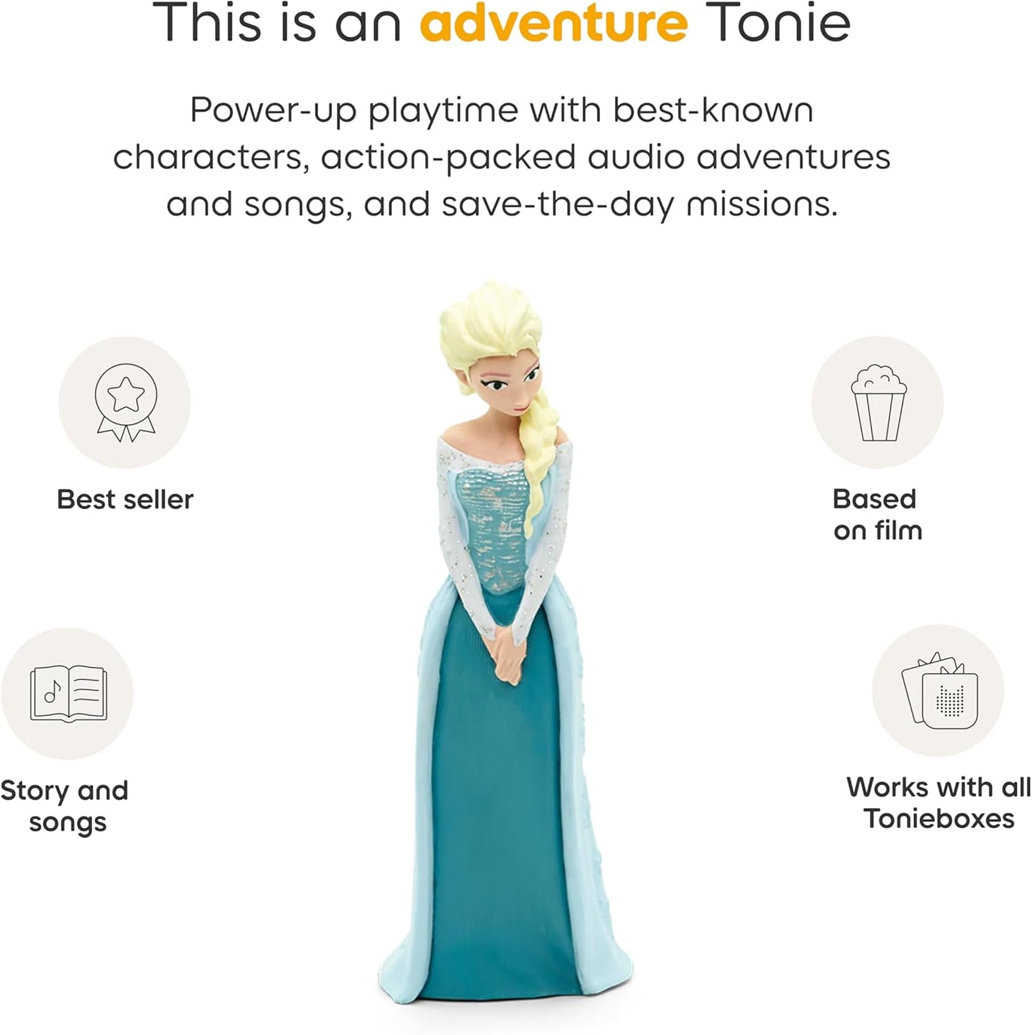HotTonies Elsa Audio Toy Figurine from Disney's Frozen