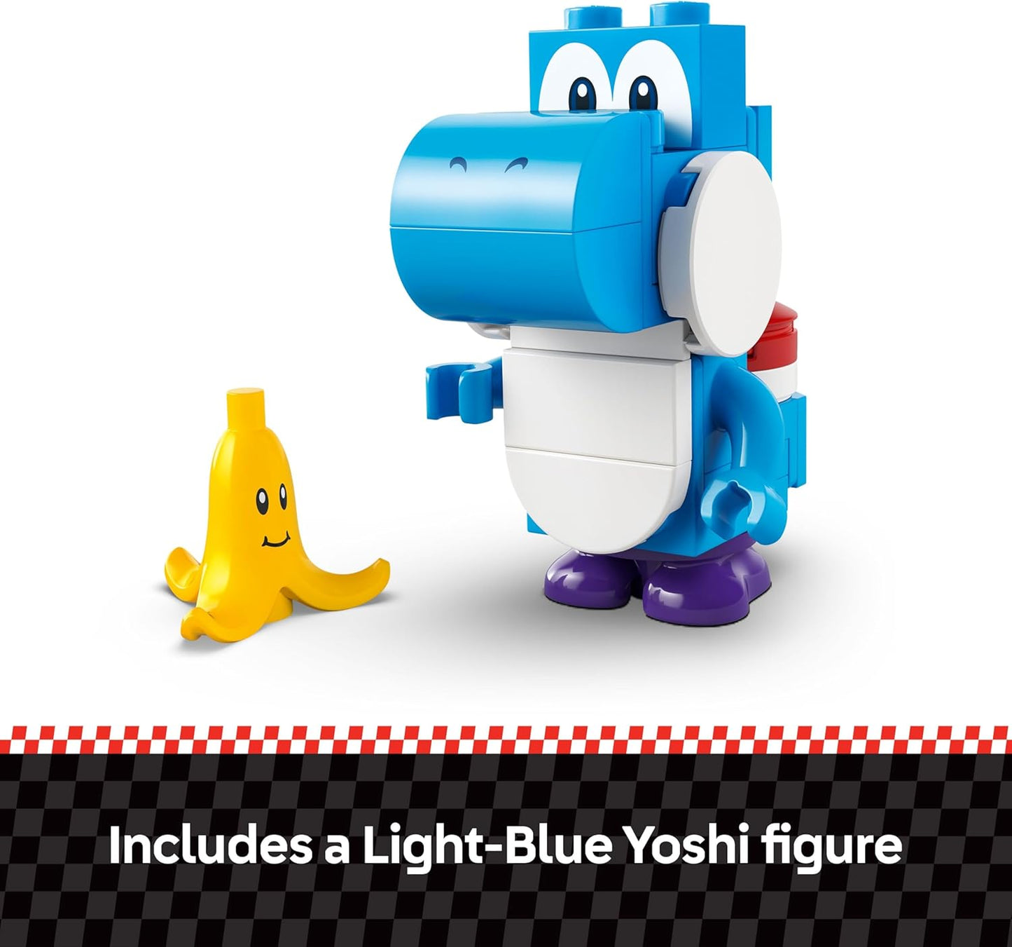 Hot LEGO Super Mario: Mario Kart Yoshi Bike - Building Toy Set for Kids, Boys and Girls, Ages 7+ - Mario Kart Toy for Fans with Blue Yoshi - Gift Idea for Birthdays - 72031