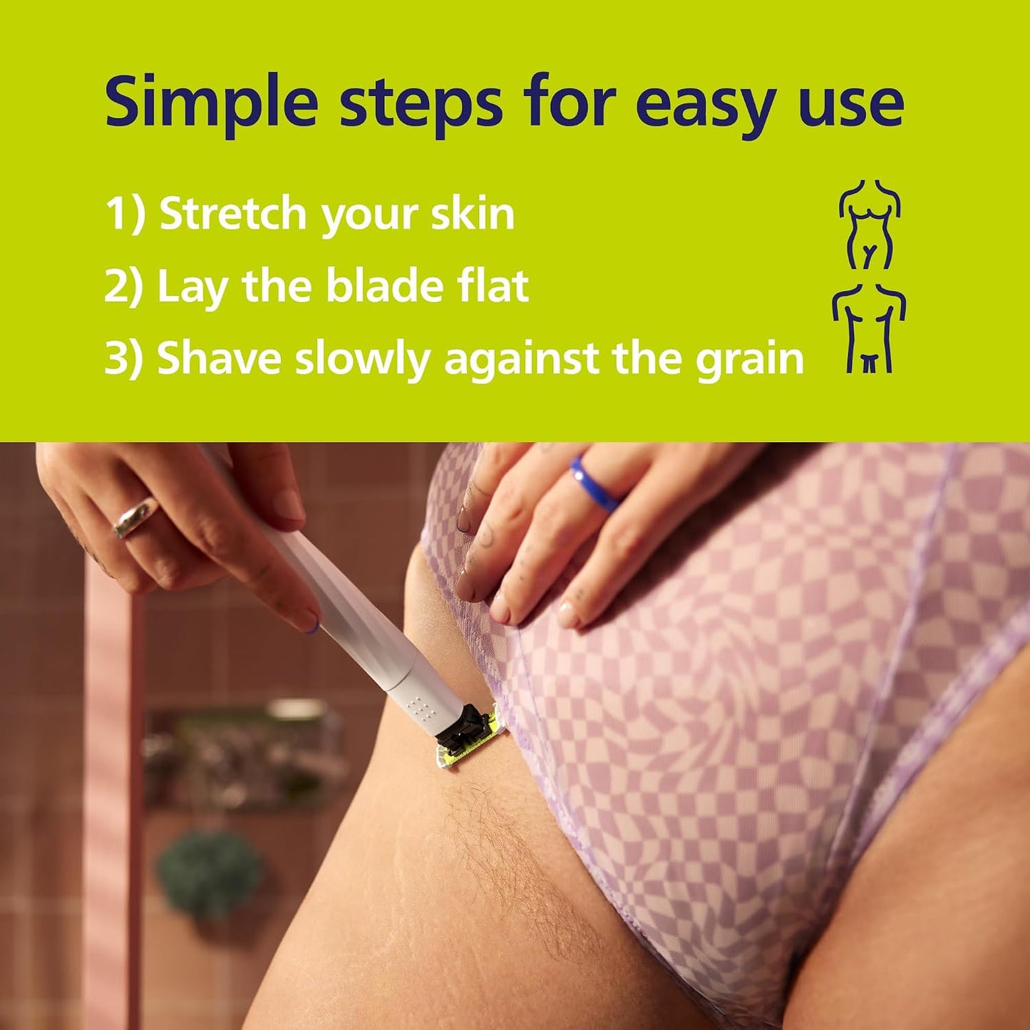 HotPhilips Norelco OneBlade Intimate, Designed For Pubic Grooming, Trim & Shave With Extra Skin Protection, Model QP1924/70