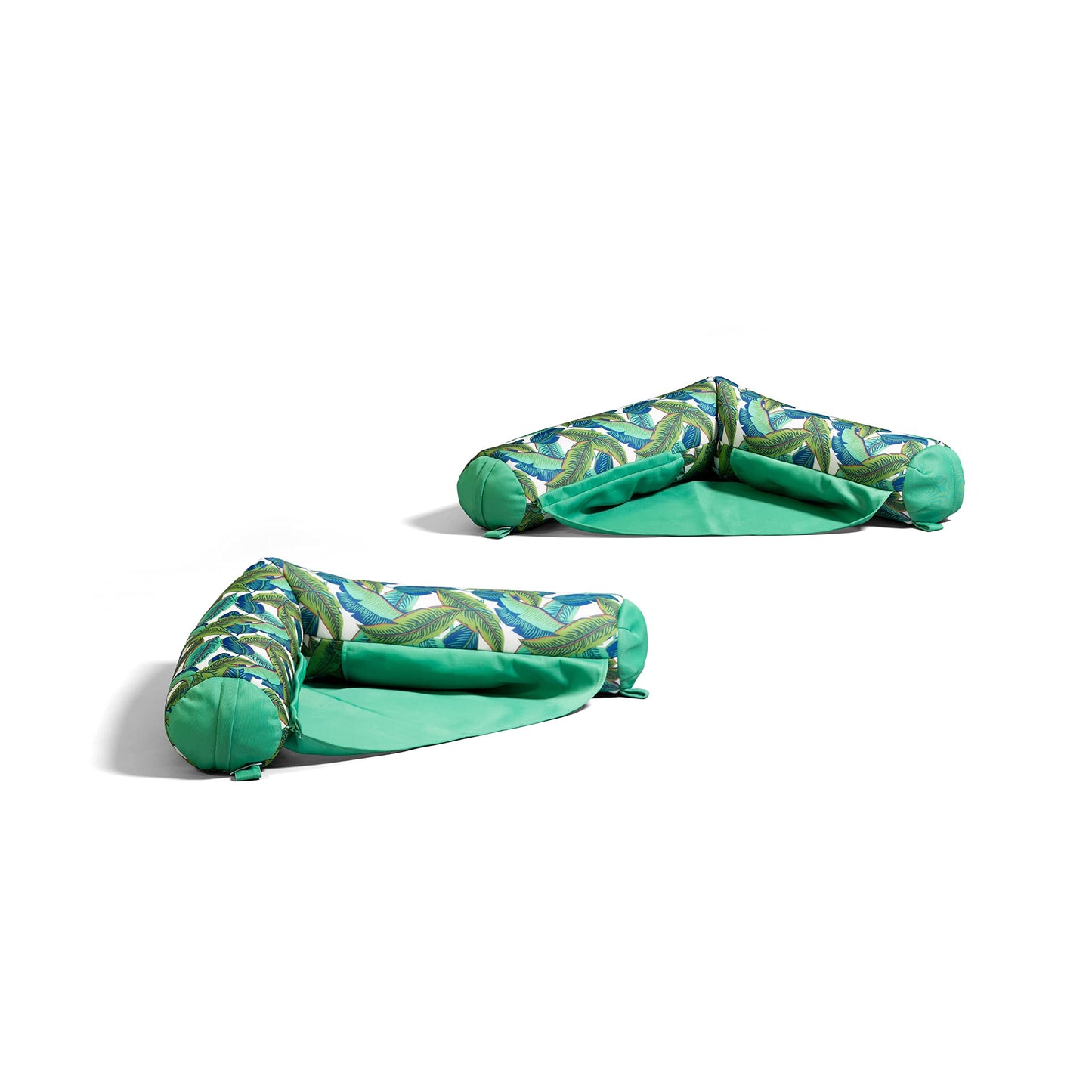 HotBig Joe Noodle Sling No Inflation Needed Pool Seat with Armrests, Blurred Blue Double Sided Mesh, Quick Draining Fabric, 3 feet