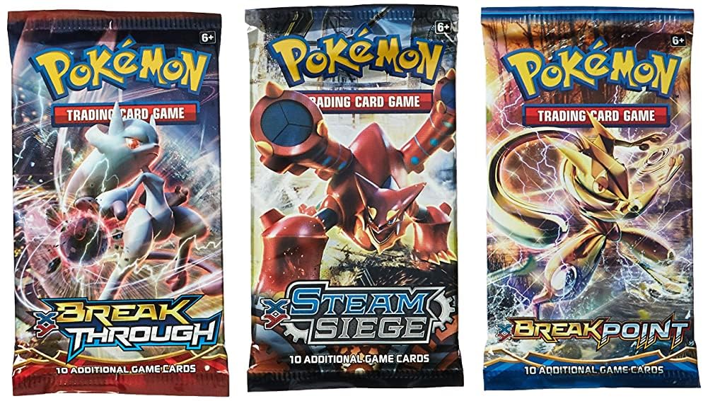 HotPokemon TCG 3 Booster Packs, 30 Cards Total, Value Pack with 3 Blister Packs, 100% Authentic, Random Chance at Rares & Holofoils
