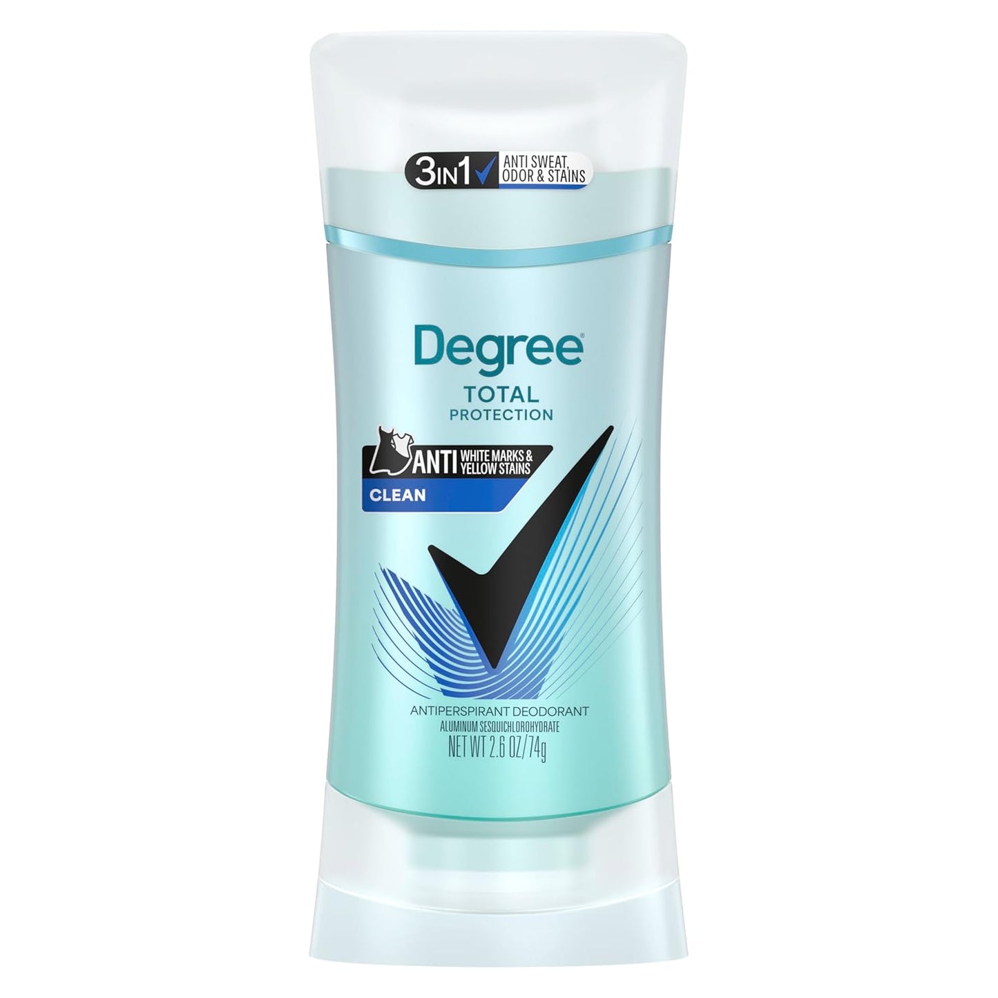 HotDegree Women's Black+White 4 Count Antiperspirant Balm 2.6 oz - Protects from Deodorant Stains, Fresh Scent, 48H Non-Stop Protection