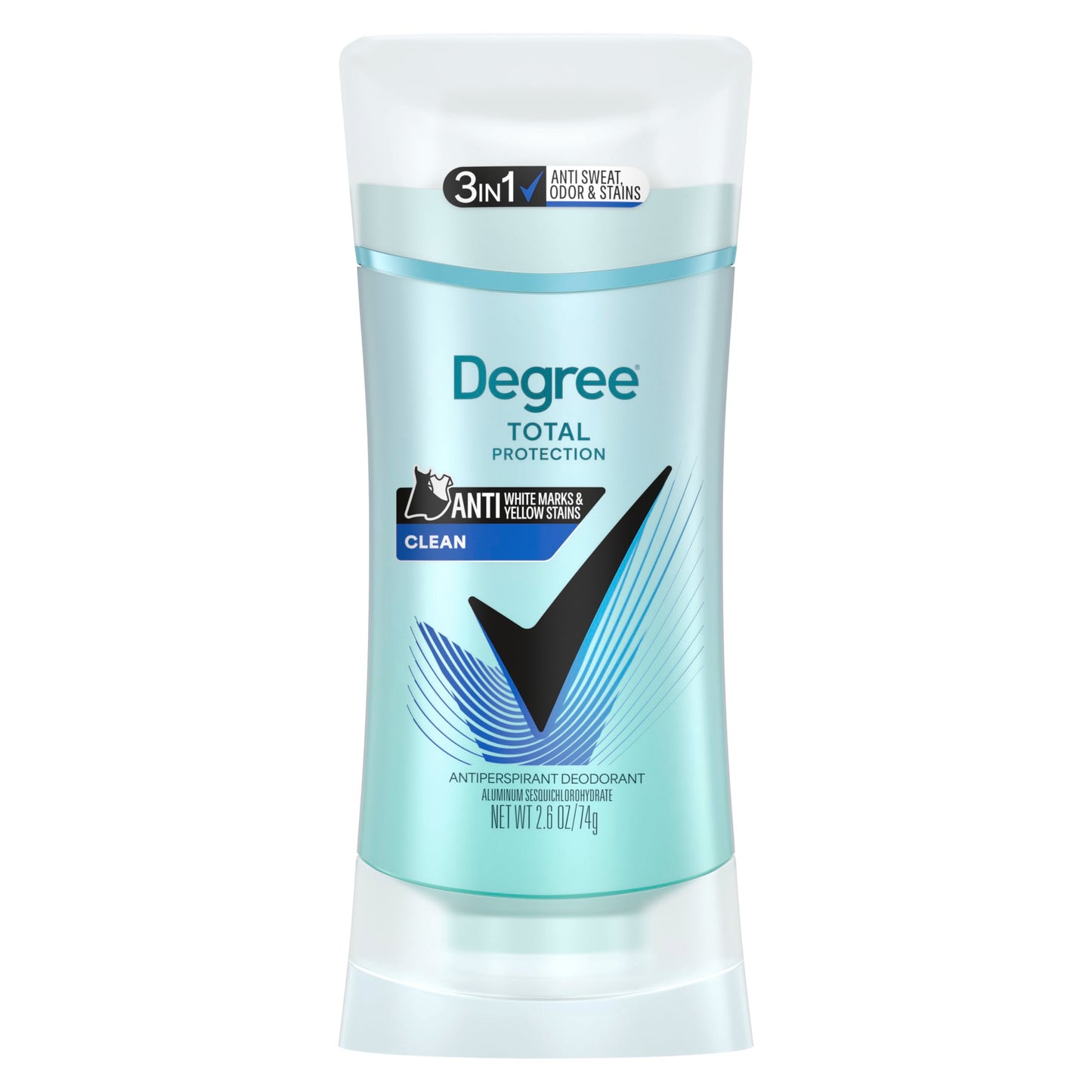 HotDegree Women's Black+White 4 Count Antiperspirant Balm 2.6 oz - Protects from Deodorant Stains, Fresh Scent, 48H Non-Stop Protection