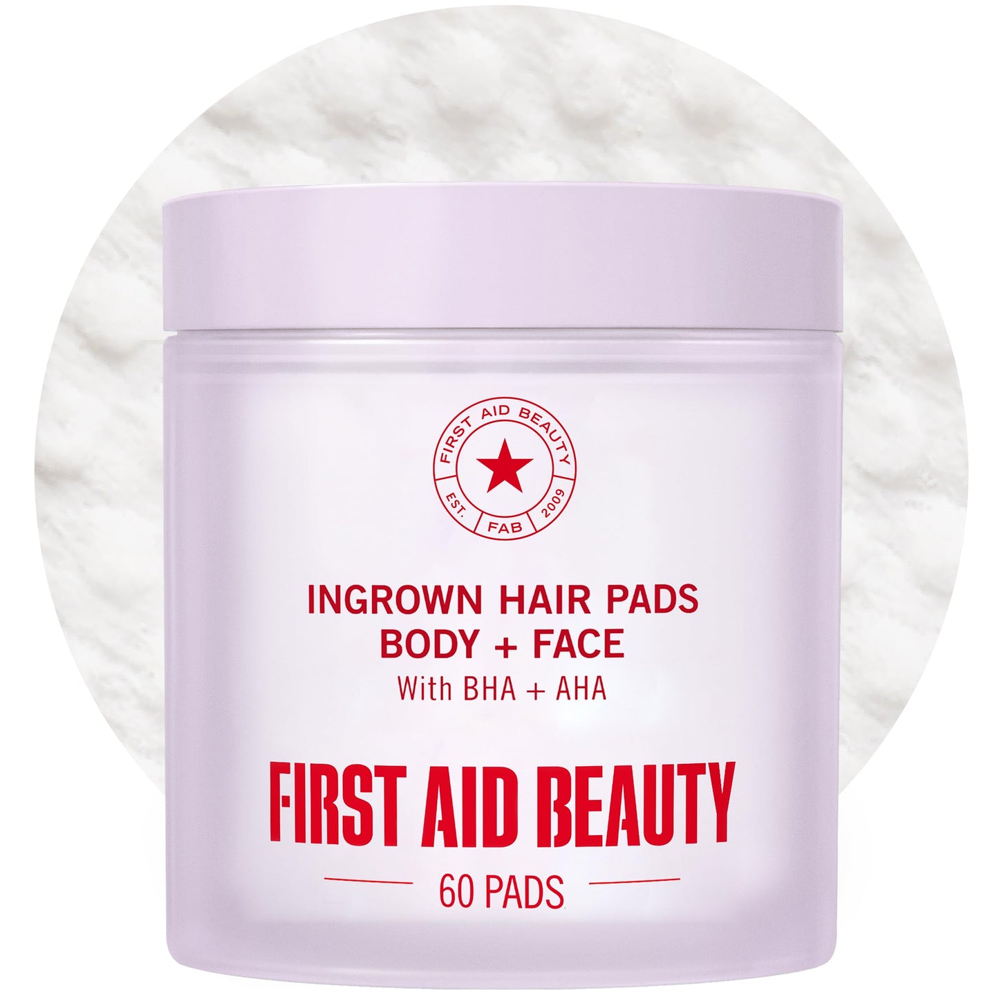 HotFirst Aid Beauty Ingrown Hair Pads Aftershave Treatment to Help Prevent Razor Bumps, Exfoliate Underarms & Bikini Area, Sensitive Skin