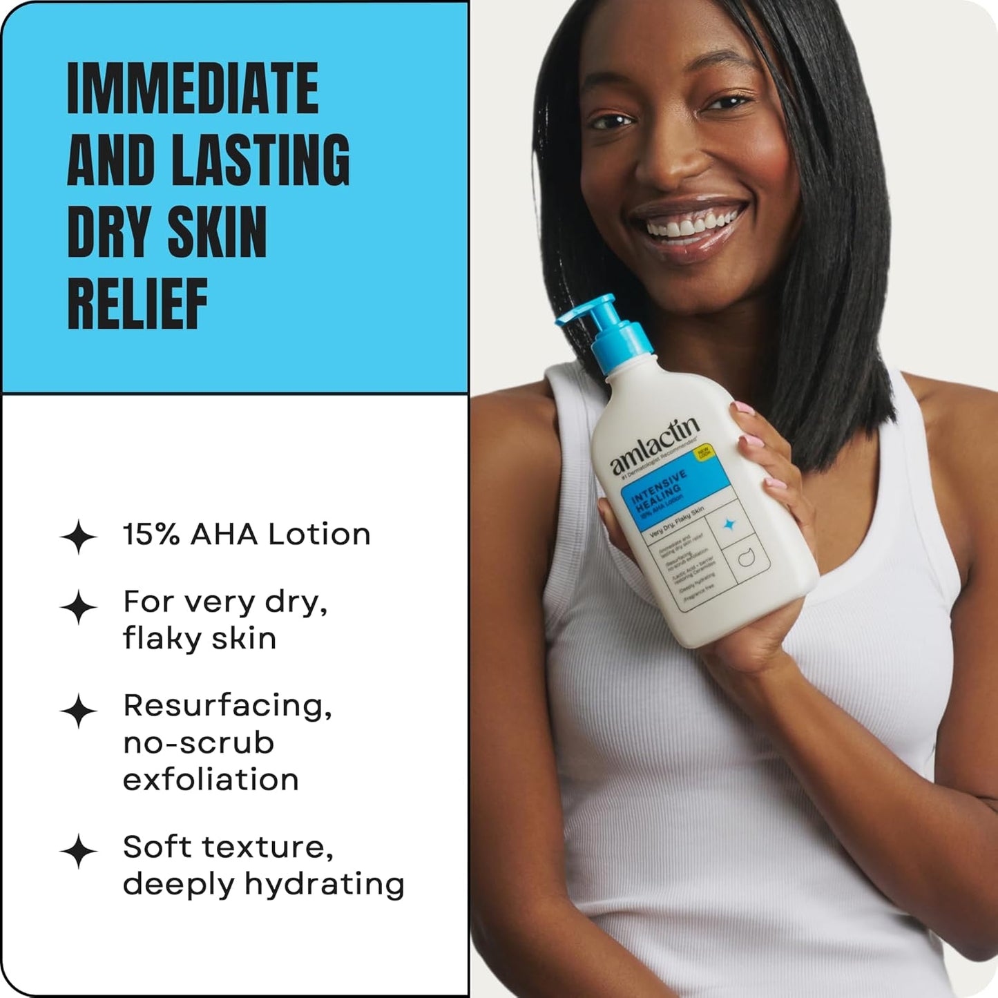 HotAmLactin Intensive Healing Body Lotion, 15% Lactic Acid, 7.9 oz