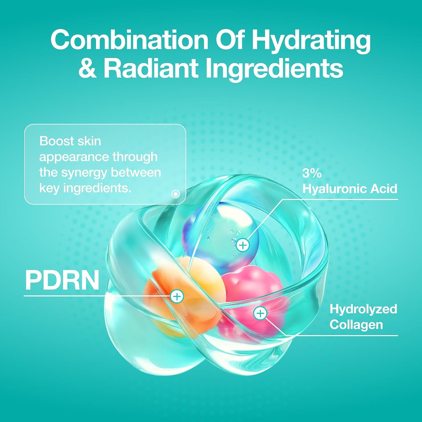 HotAnua PDRN Hyaluronic Acid Capsule 100 Serum, Radiant Face Serum, Salmon DNA, Hyaluronic Acid, Hydration, Moisture Plumping Effect, Lightweight, Glass Skin, Korean Skincare, 1.01 fl. oz