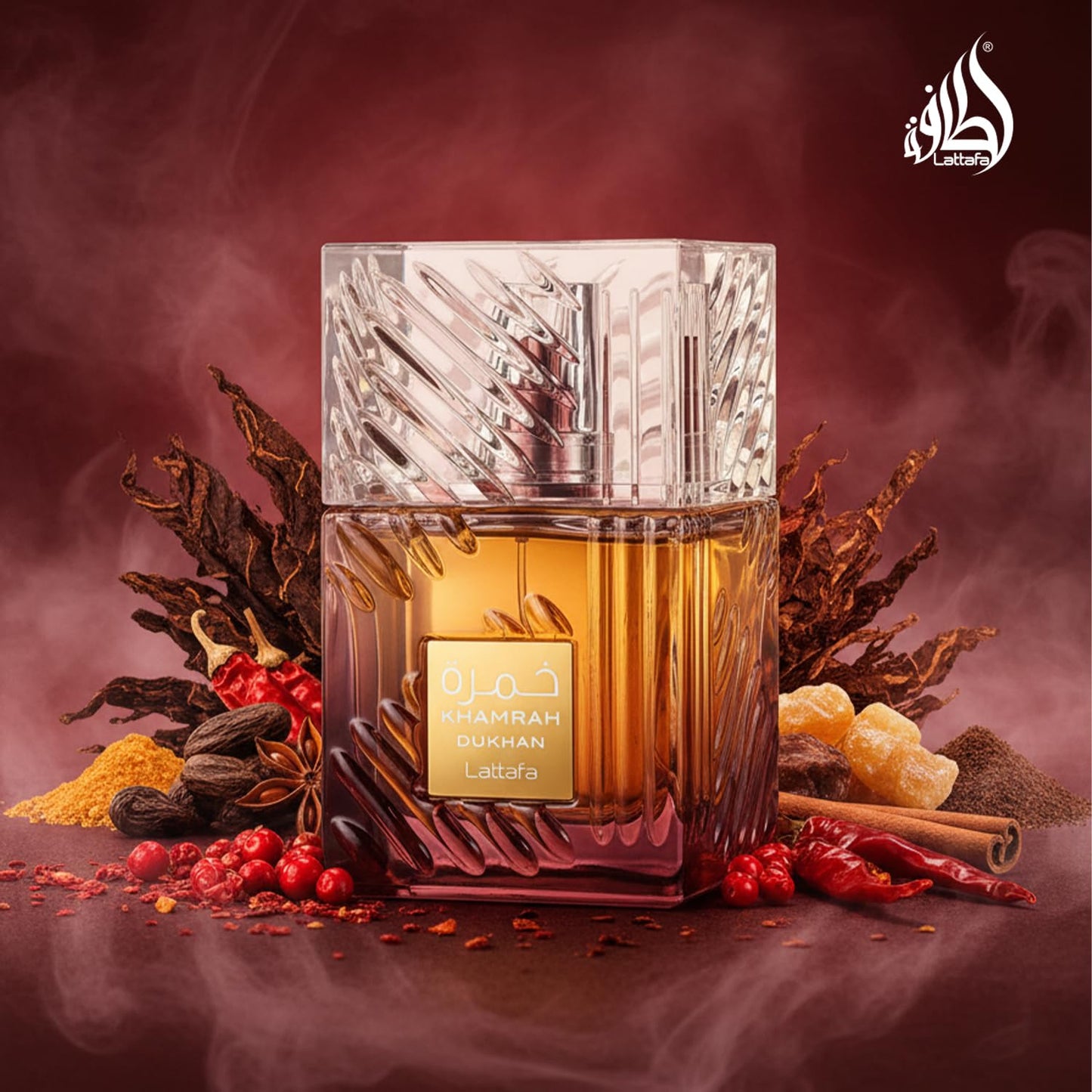 Hot Lattafa Khamrah Dukhan for Unisex Eau de Parfum Spray, 3.4 Ounce / 100 ml