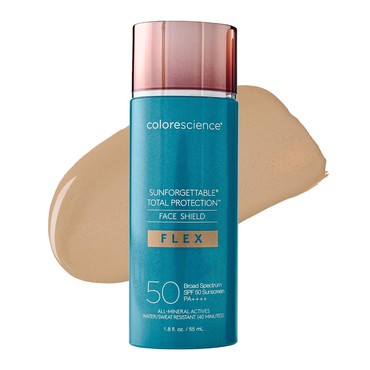 HotColorescience FLEX Tinted Mineral Sunscreen SPF, Tone-Adapting Buildable Coverage with Zinc Oxide