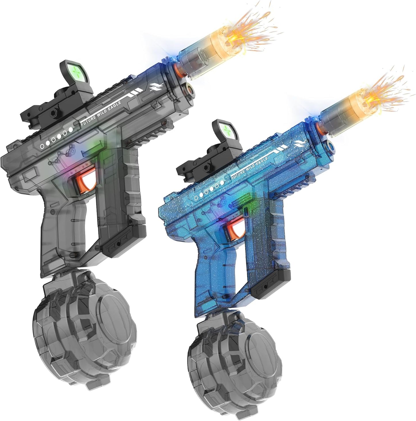 Hot Electric Water Guns for Adults & Kids,Realistic Automatic Water Gun with 26-32 FT Long Range,800ml Large Water Tank,Splash-Resistant Design,Summer Outdoor Pool Beach Toy for Backyard Games(2 Pack)