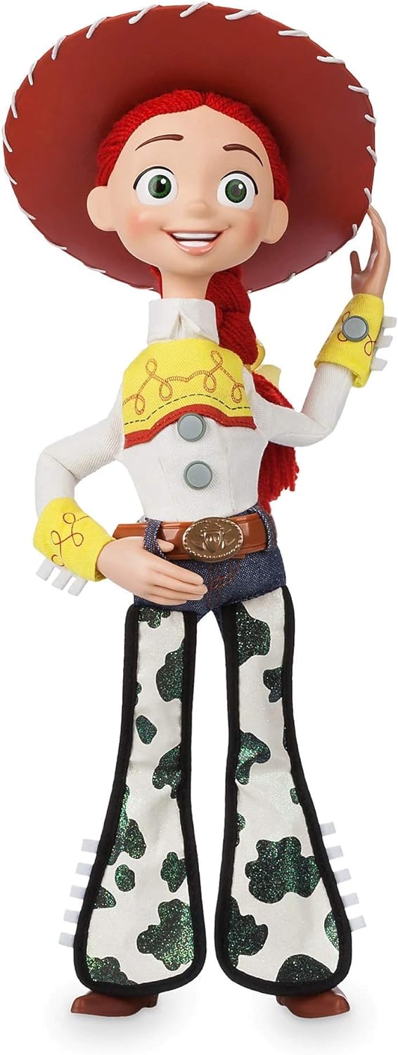 HotDisney Store Official Jessie Interactive Talking Action Figure from Toy Story, Features Sounds and Phrases from The Movies, Interacts with Other Figures and Toys