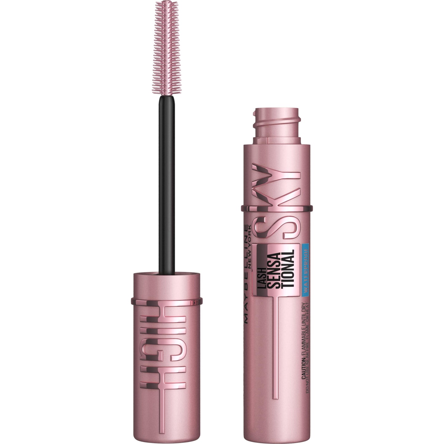 HotMaybelline Lash Sensational Sky High Washable Mascara Makeup, Volumizing, Lengthening, Defining, Curling, Multiplying, Buildable Formula, True Brown, 1 Count