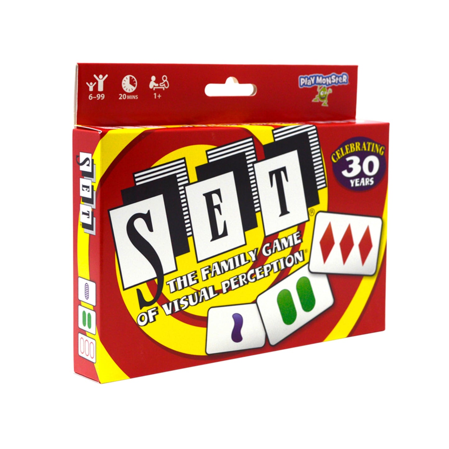 HotSET Enterprises SET - The Family Card Game of Visual Perception - Race to Find The Matches, For Ages 8+,81 Cards, Rules included | Award Winning, Family Game Night, Travel Games, Playing Cards Screen-Free