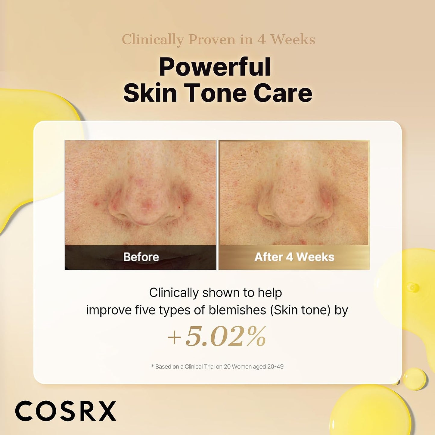 HotCOSRX Advanced Pure Vitamin C 23% Serum with Vitamin E & Glutathione, Korean Vitamin C Serum for Fine Lines, Uneven Skin Tone & Dull Skin, 0.7oz, Korean Skin Care