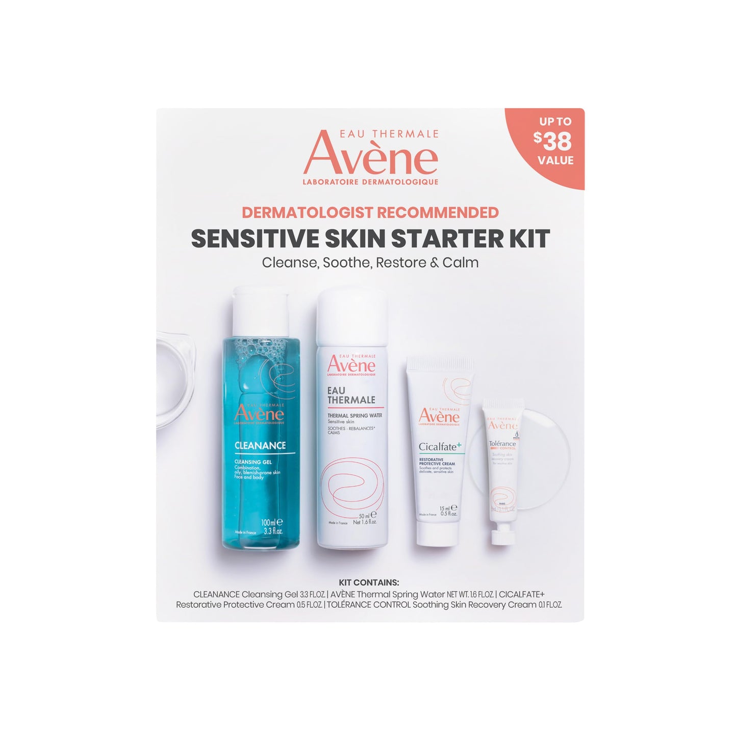 HotAvène Dermatologist Recommended Sensitive Skin Starter Kit
