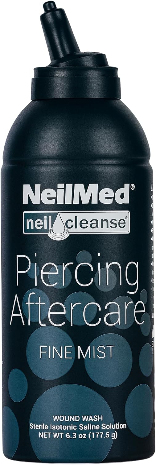 HotNeilMed NeilCleanse Piercing Aftercare, Fine Mist, 6.3 Fluid Ounce