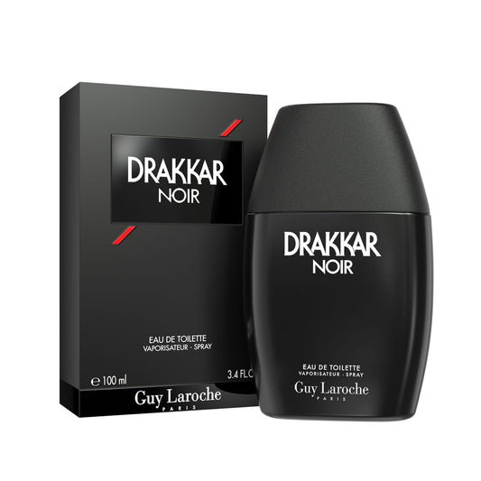 Hot Drakkar Noir By Guy Laroche - Iconic Designer Fragrance - Intense & Powerful Eau de Toilette - Fougere Blend & Aromatic Spices - Long Lasting Mens Cologne - Day and Evening Scent