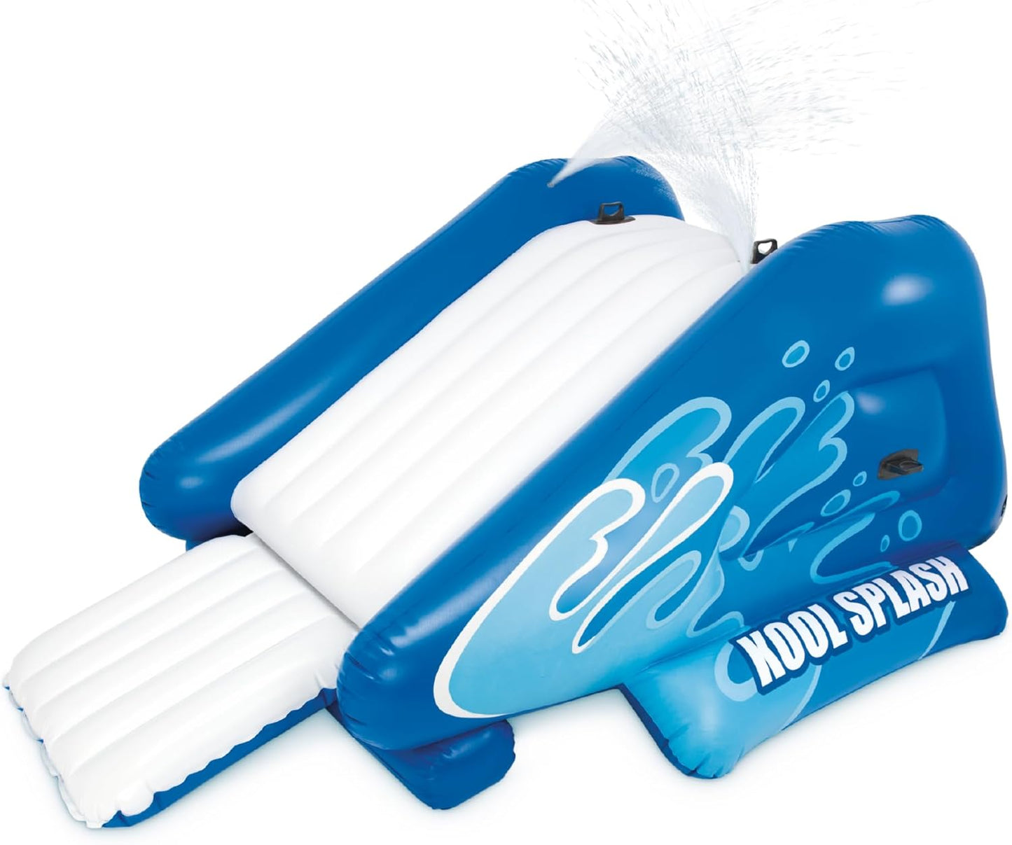 HotINTEX 58849EP Kool Splash Inflatable Water Slide Swimming Pool Play Center with Built in Sprayers for Kids and Adults, Ages 6 and Up, Blue