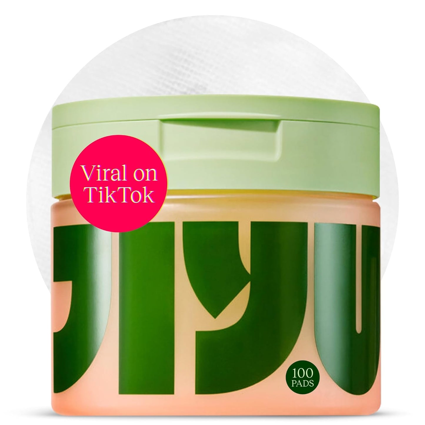 HotJIYU Toner Pads - Korean Skincare for Dark Spots, Wrinkles & Dull Skin - Hydrating Facial Treatment with Snail Mucin, Niacinamide, Peptides & Centella - 100 Count