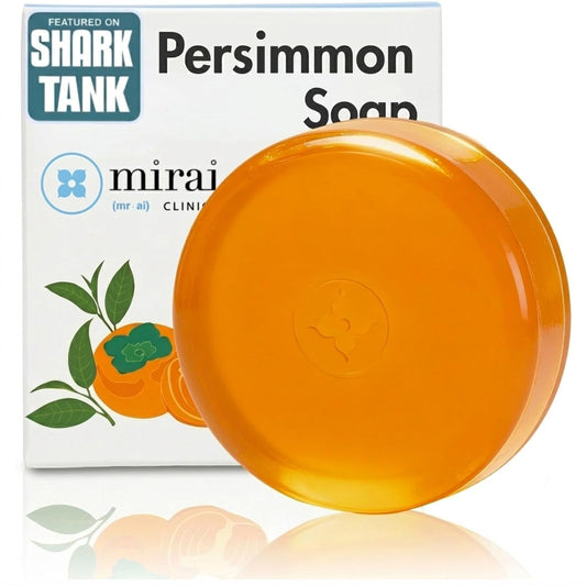 HotMirai Clinical Persimmon Soap for Old People Smell,Nonenal® Odor Eliminator | Japanese Persimmon Soap, Natural Body Odor Soap, Green Tea Extract, Deodorizing Bar for Men, Women, Gentle for All Skin Types