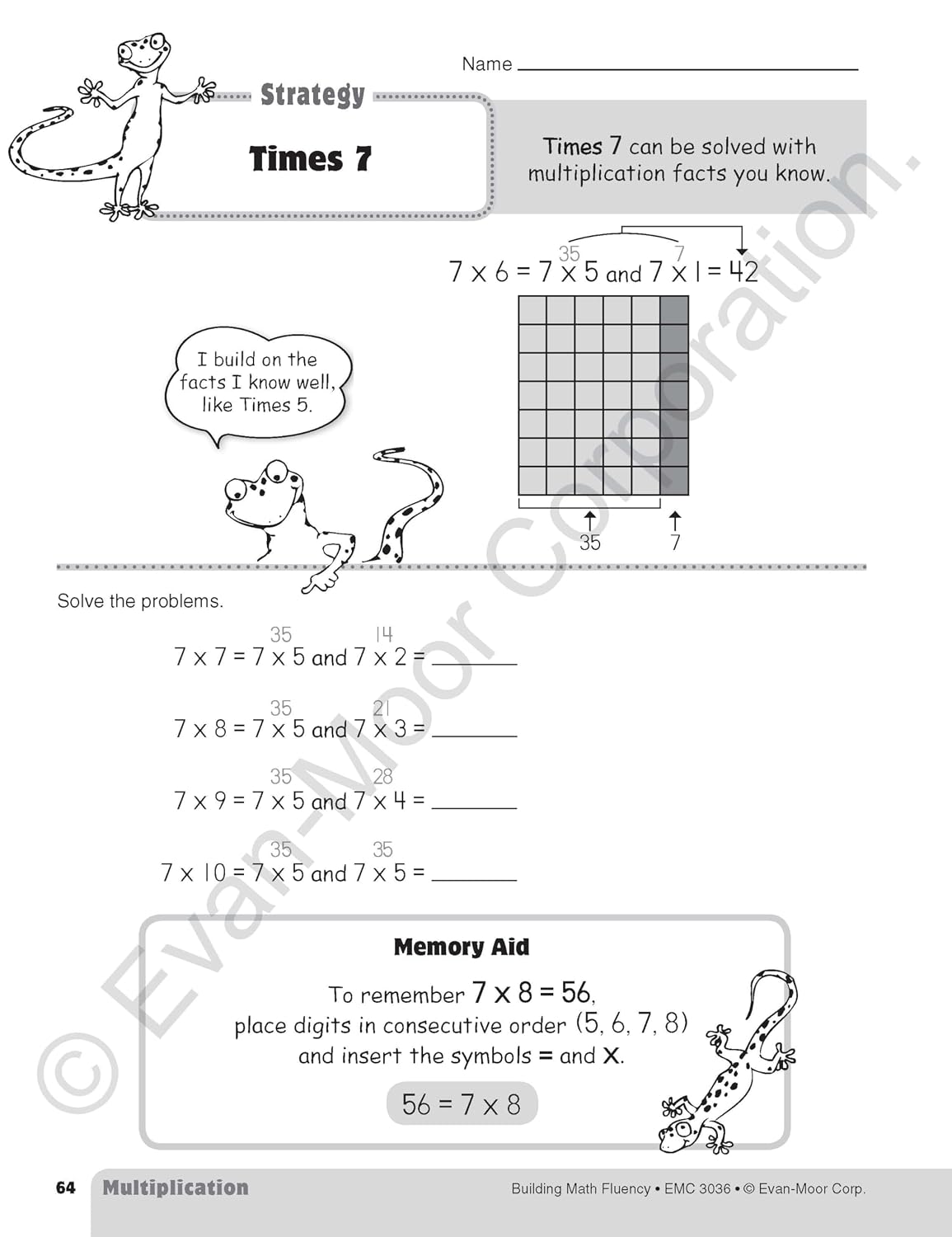 Hot Book Building Math Fluency- Grades 4-6+