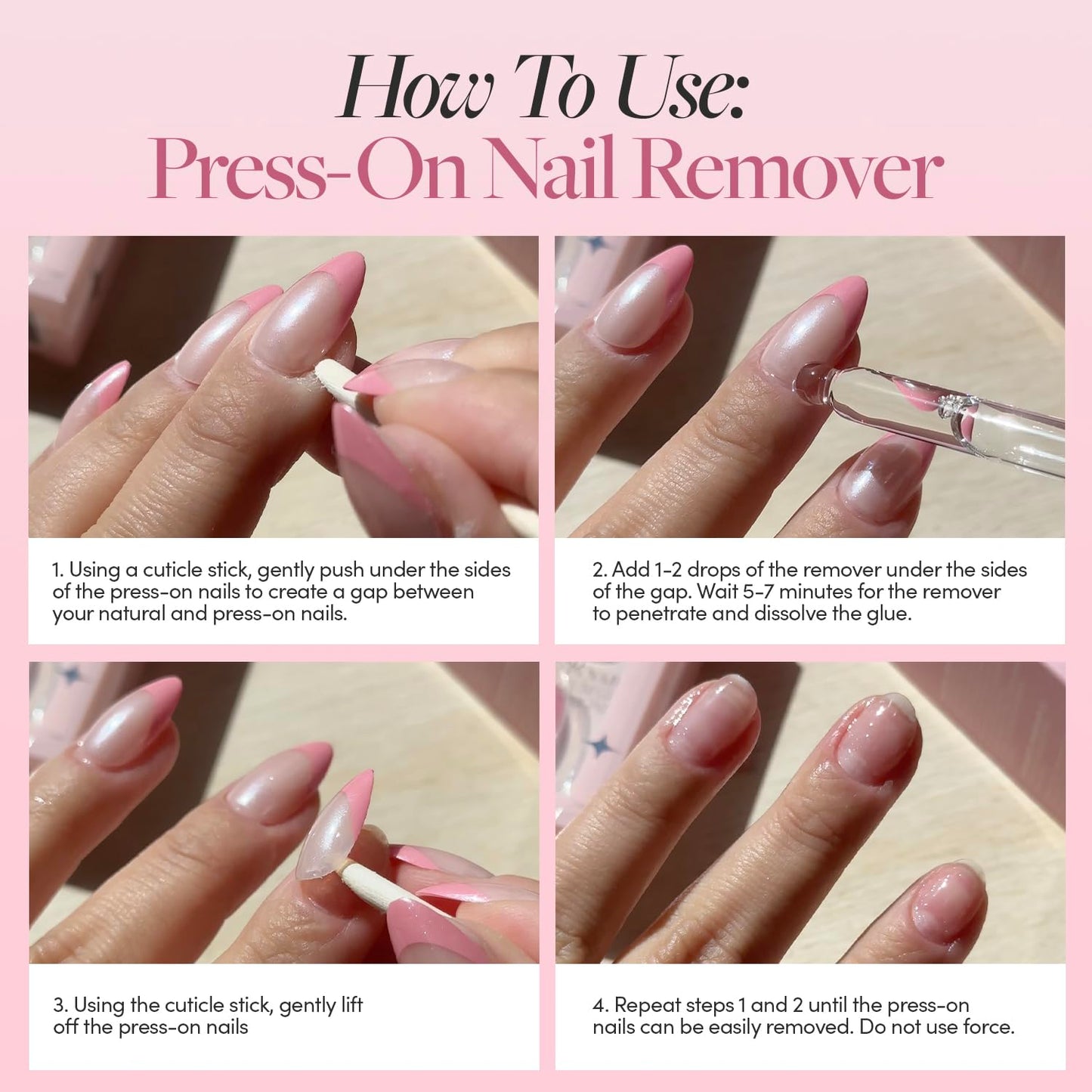 HotGlamnetic Press On Nail Remover | Odorless, No Acetone, Gentle Press-On Nail Remover Serum for Fake Nails | 30 ml/1.01 fl. oz.