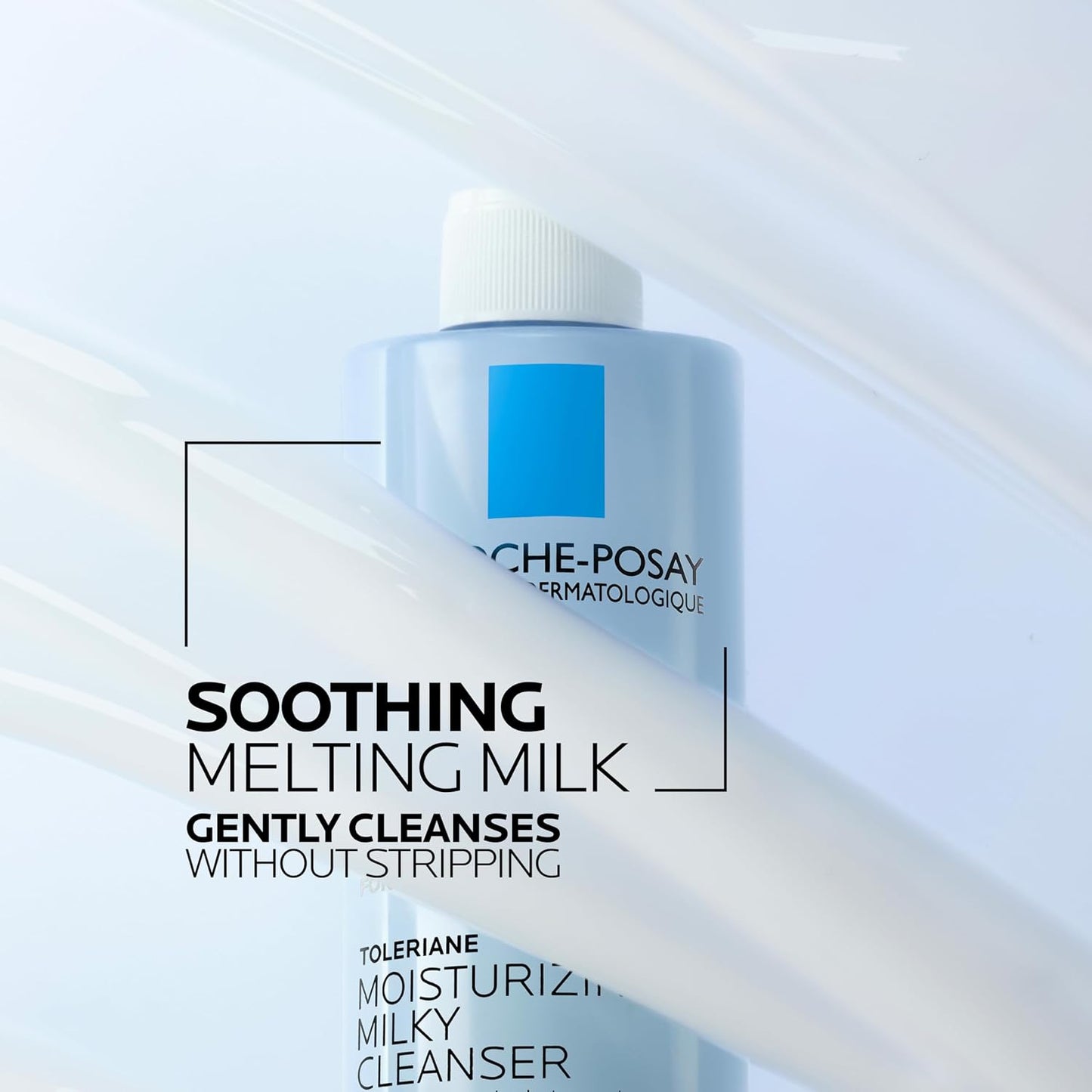 HotLa Roche-Posay Toleriane Moisturizing Milky Cleanser with Glycerin, 13.5oz | Gentle face wash with glycerin for dry, sensitive, allergy-prone skin. Hydrating face cleanser & makeup remover cleanser.