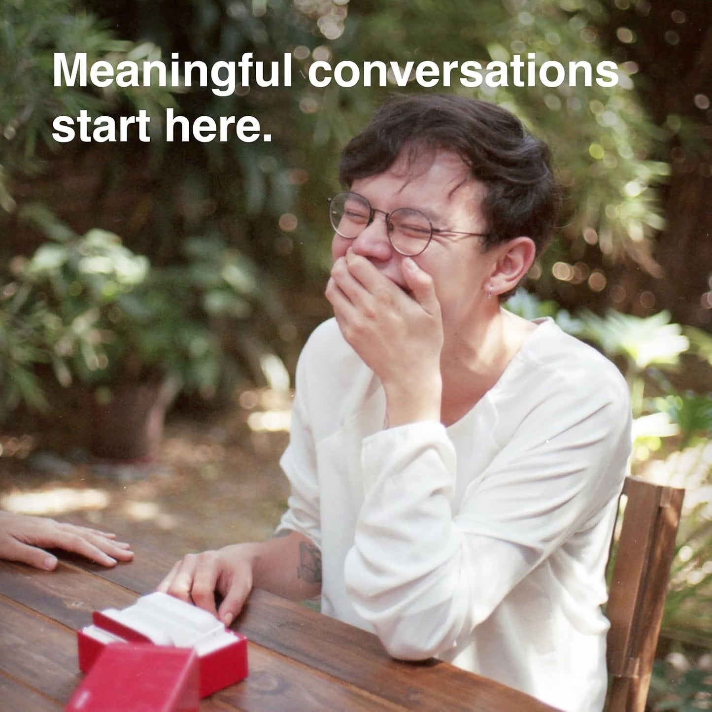 HotWE'RE NOT REALLY STRANGERS Card Game - 150 Conversation Cards for Adults, Teens, Couples, & Strangers - Icebreaker Questions for Game Night or Date Night, Ages 15+, 2-6 Players