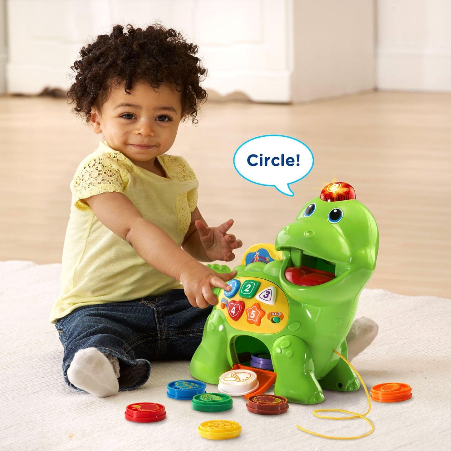 HotVTech Chomp and Count Dino, Green
