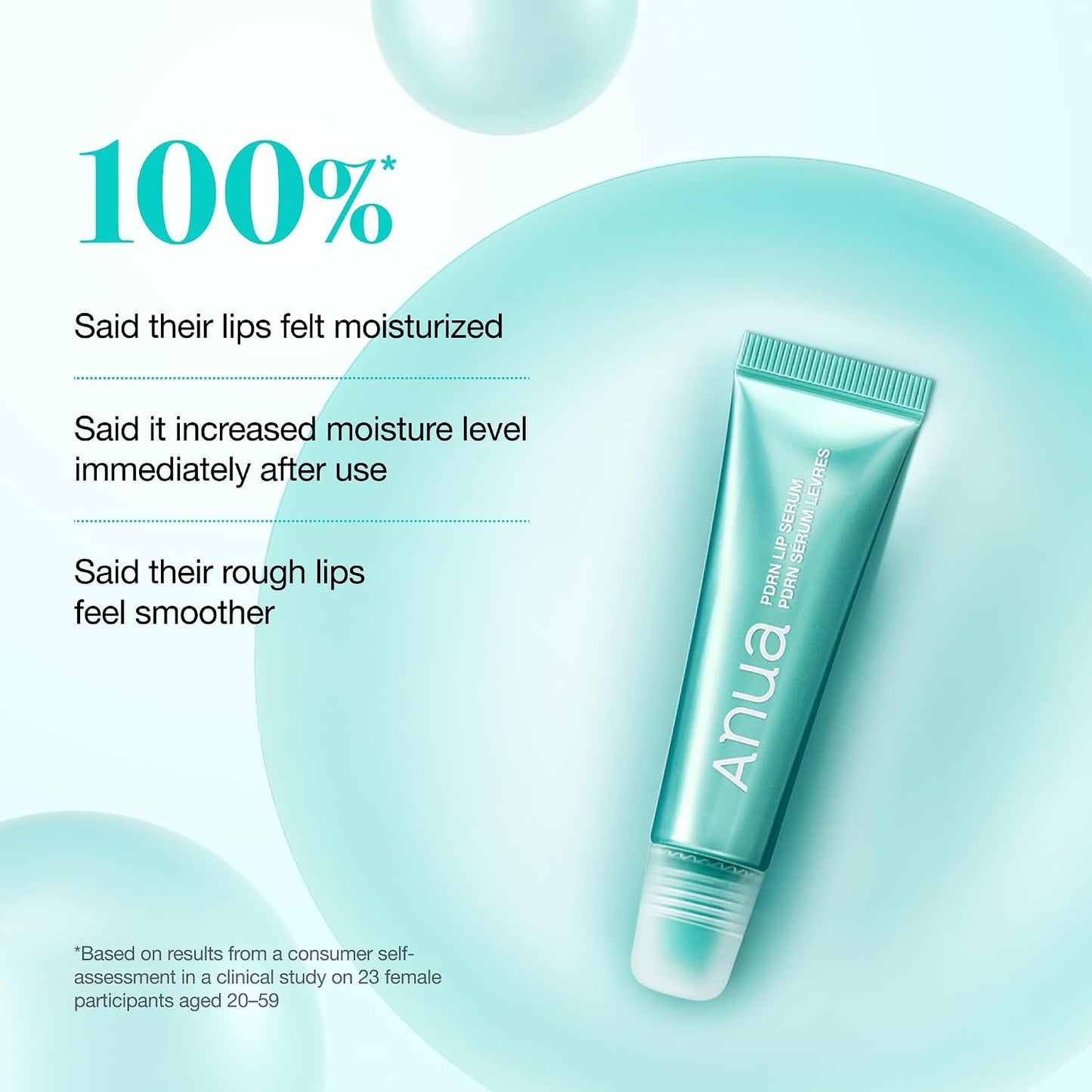 HotAnua PDRN Lip Serum, Long-lasting Hydration for Dry, Cracked Lips, Non-Sticky Moisturizing Lip Care with Salmon DNA, Hyaluronic Acid & Collagen, Korean Skincare, 0.33 fl.oz