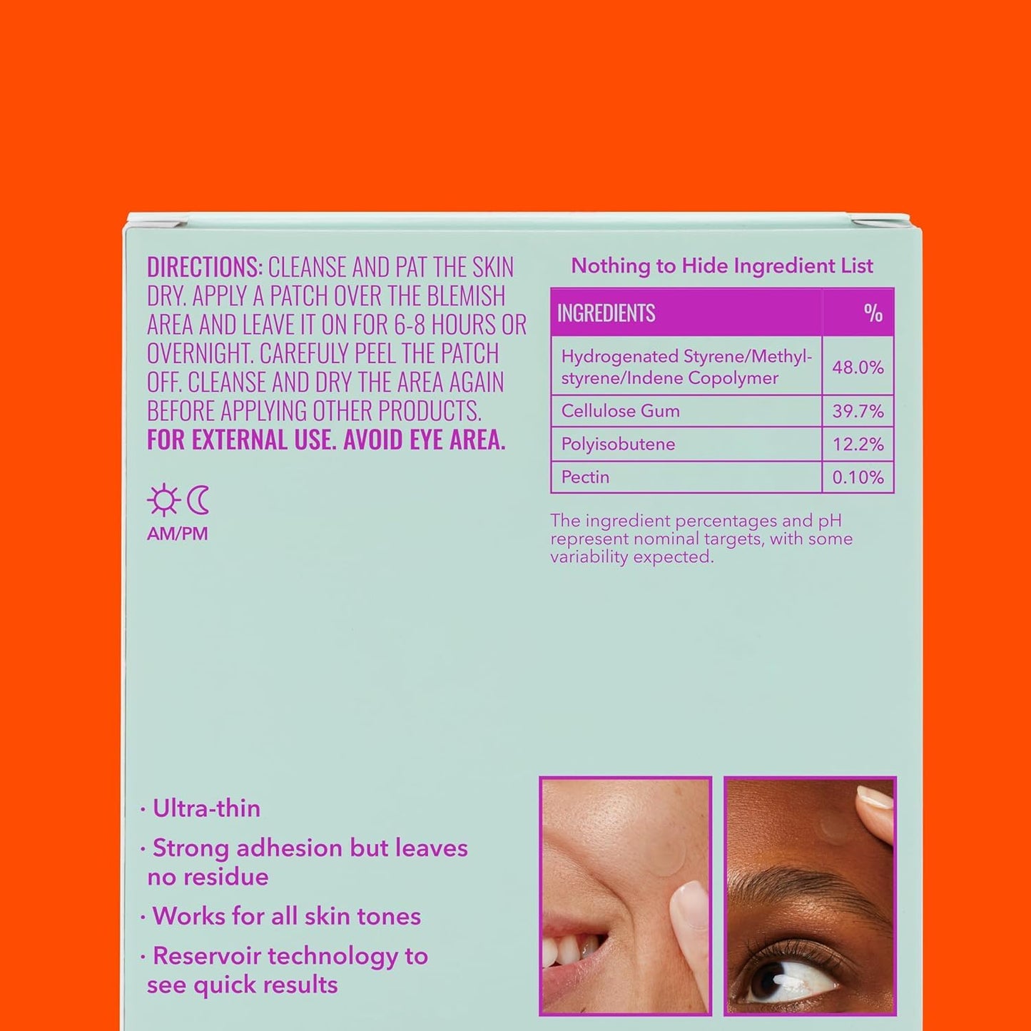 HotGood Molecules Pimple Patches for Face, 100 Pack – Ultra-Thin Hydrocolloid Patches, Invisible Under Makeup, Conceals Blemishes, Blackheads & Zits, Suitable for Acne-Prone Skin