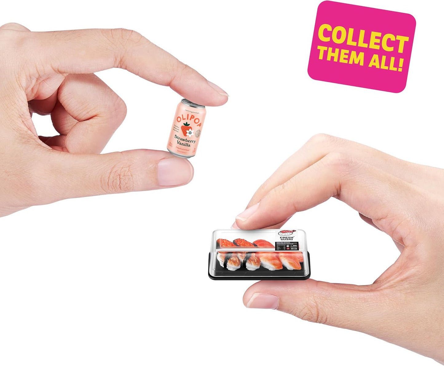 HotMini Brands Fill The Fridge Mini Minis Series 1 by ZURU, Collectible Miniature Toy, (2 Capsules)