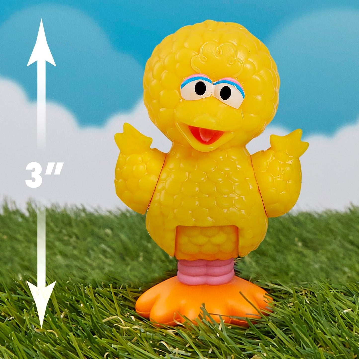 Hot Sesame Street Neighborhood Friends, 7-piece Poseable Figurines, Kids Toys for Ages 2 Up by Just Play