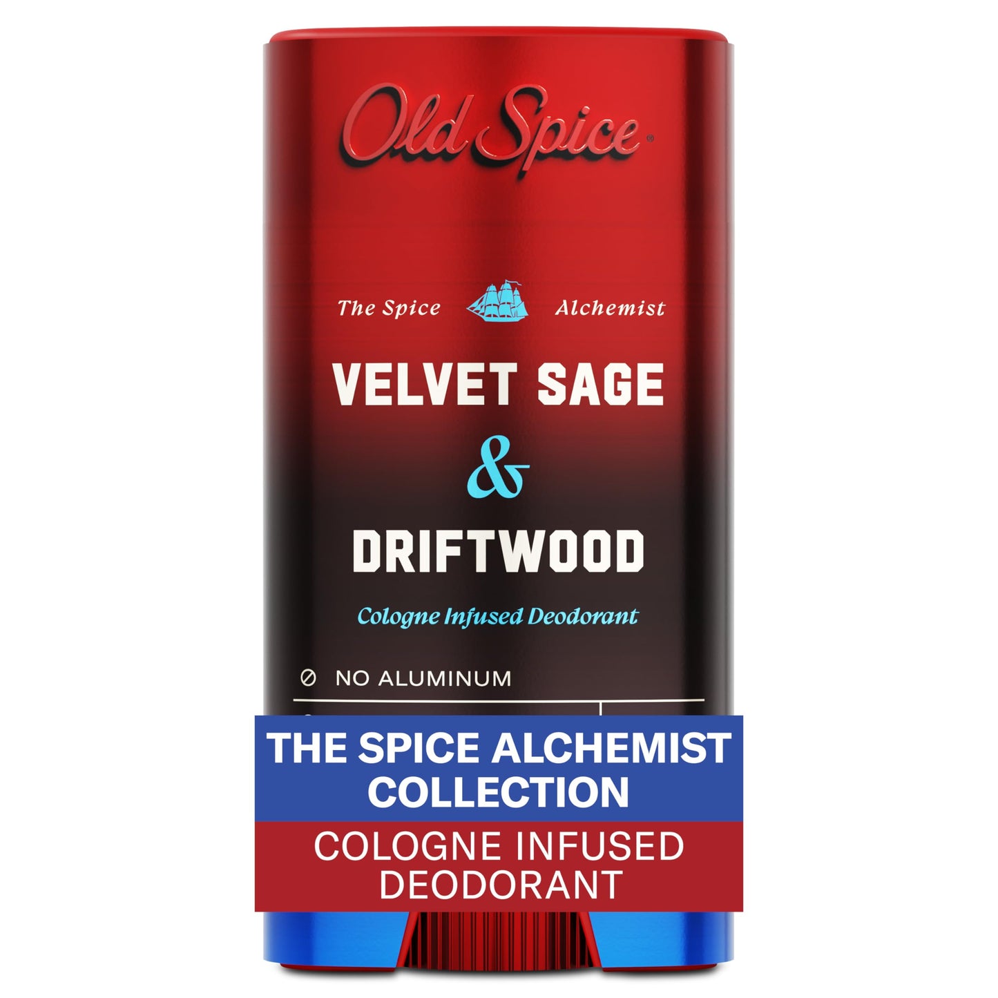 HotOld Spice Aluminum Free Deodorant for Men, The Spice Alchemist Collection, 24/7 Cologne Infused Scent, No Trade Off Formula, Free of Parabens & Phthalates, Cashmere + Vanilla Wood Scent, 3.0 oz