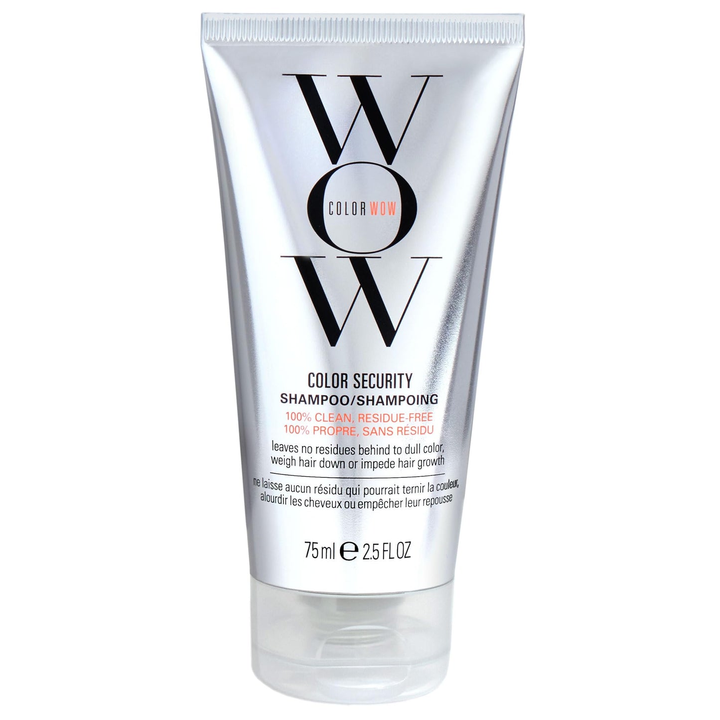 HotCOLOR WOW Color Security Shampoo, Sulfate-Free Residue-Free Shampoo for Healthy-Looking Hair and Scalp