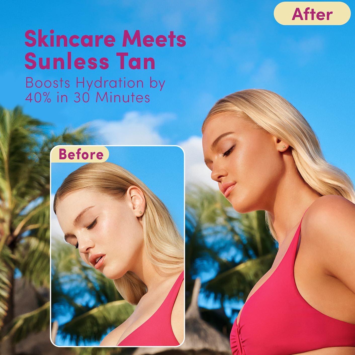 HotCoco & Eve Face Tanning Micromist – Sunless Facial Self Tanner Ultra Fine Mist for Face, Included Hyaluronic Acid & Antioxidants, Fast-Absorbing, Streak-Free Glow, Vegan & Cruelty-Free 2.54 Fl Oz