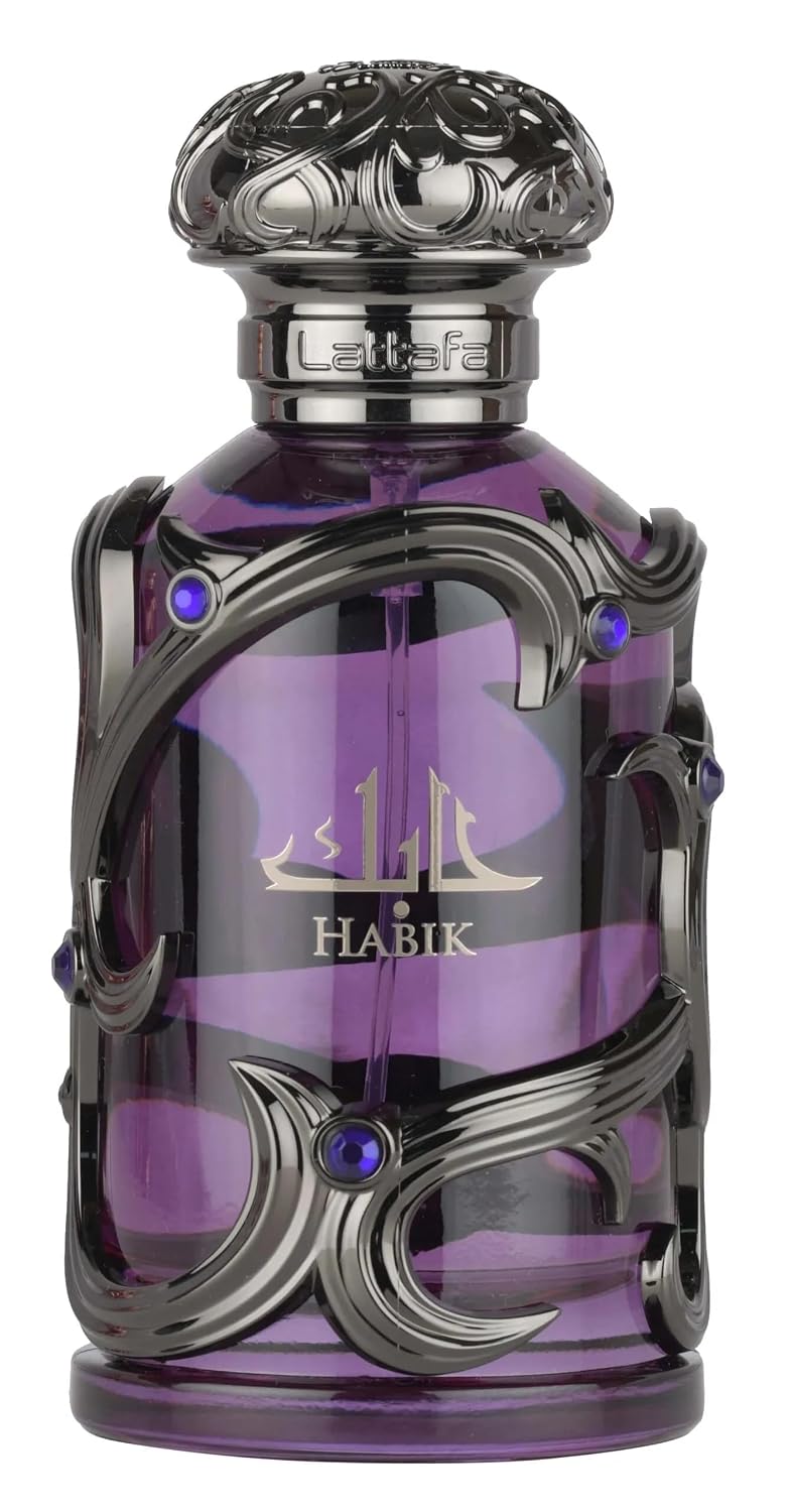 Hot Lattafa Habik – Spicy, Aromatic, Woody, Musky – Eau de Parfum Spray Long-Lasting Fragrance for Men, 3.4 Ounce / 100 ml