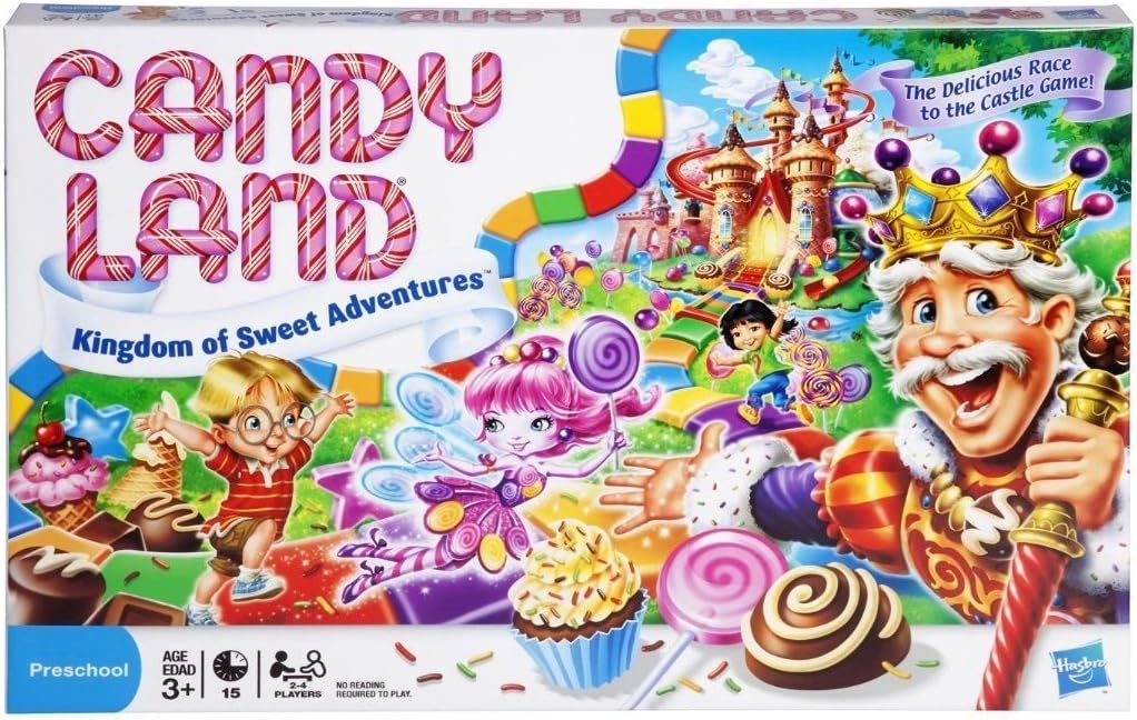 HotHasbro Gaming Candy Land Kingdom of Sweet Adventures Board Game for Kids, Gifts for Boys and Girls, Ages 3 & Up (Amazon Exclusive)
