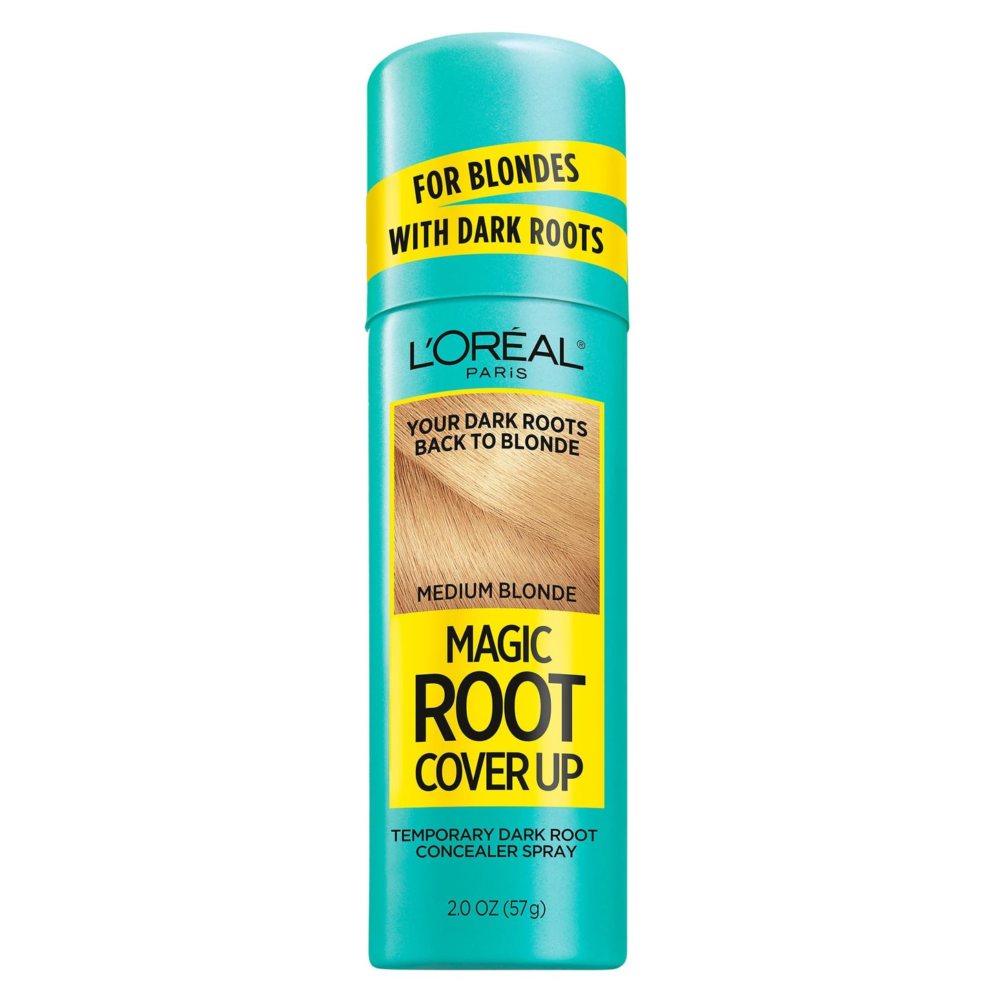 HotL'Oreal Paris Magic Root Cover Up Gray Hair Spray, 100% Gray Hair Coverage with Buildable, Lightweight, Transfer-Resistant, and Temporary Formula, Ammonia-Free, Dark Brown, 2 oz (2 Count)