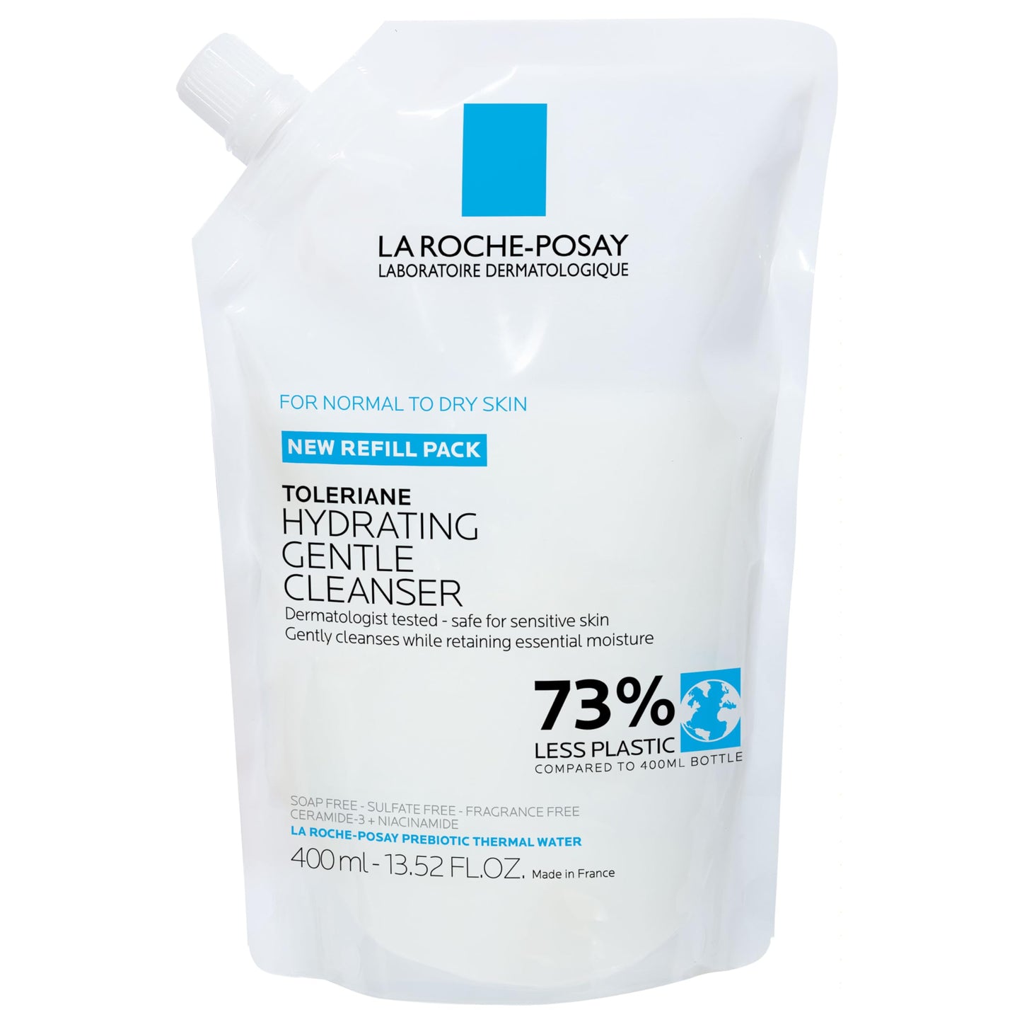 HotLa Roche-Posay Toleriane Hydrating Gentle Face Cleanser, Hydrating Facial Cleanser With Niacinamide + Ceramides, Daily Face Wash For Dry Skin To Normal Skin, Sensitive Skin Tested, Fragrance Free